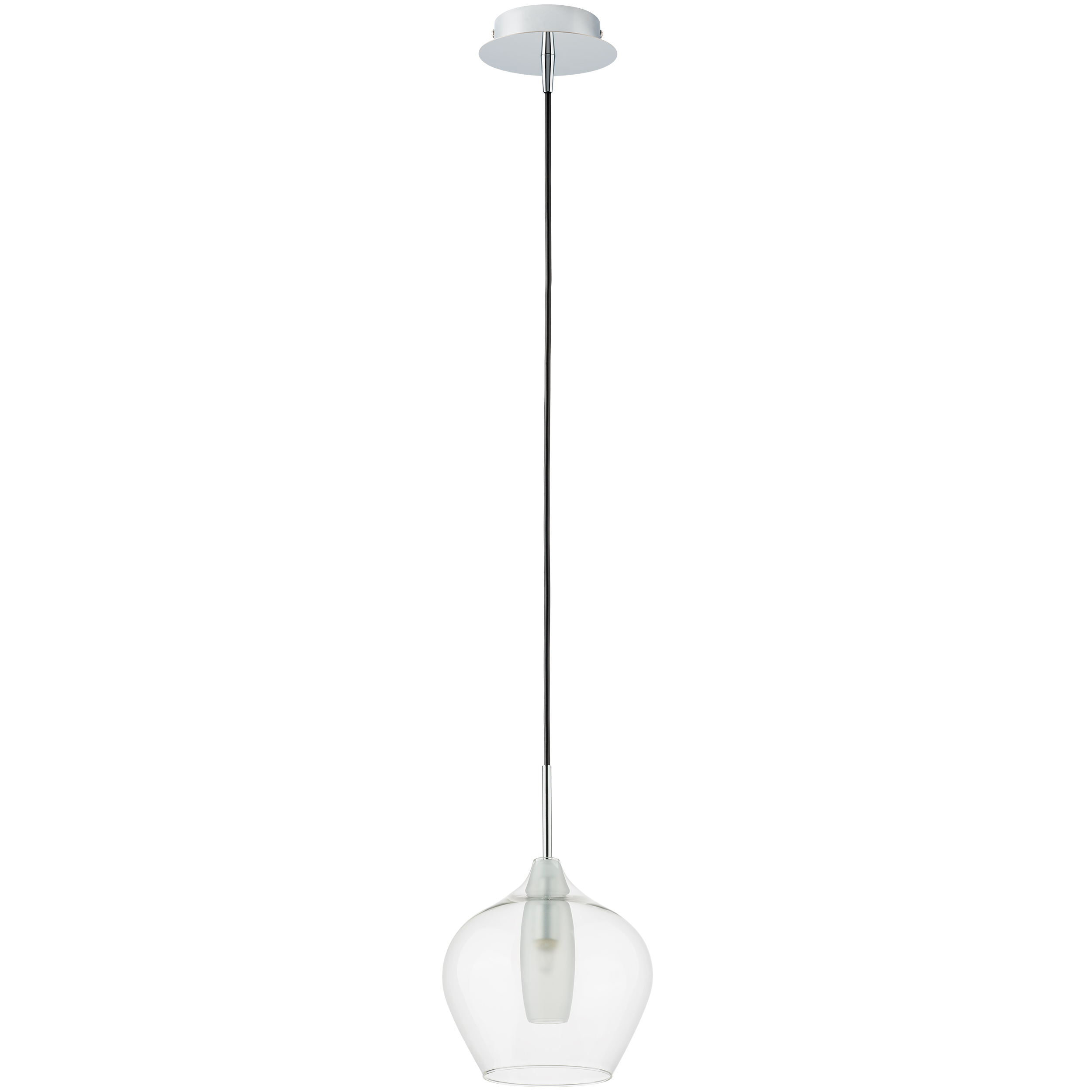 Подвес PENTOLA 1х25W G9 ХРОМ/ПРОЗРАЧНЫЙ