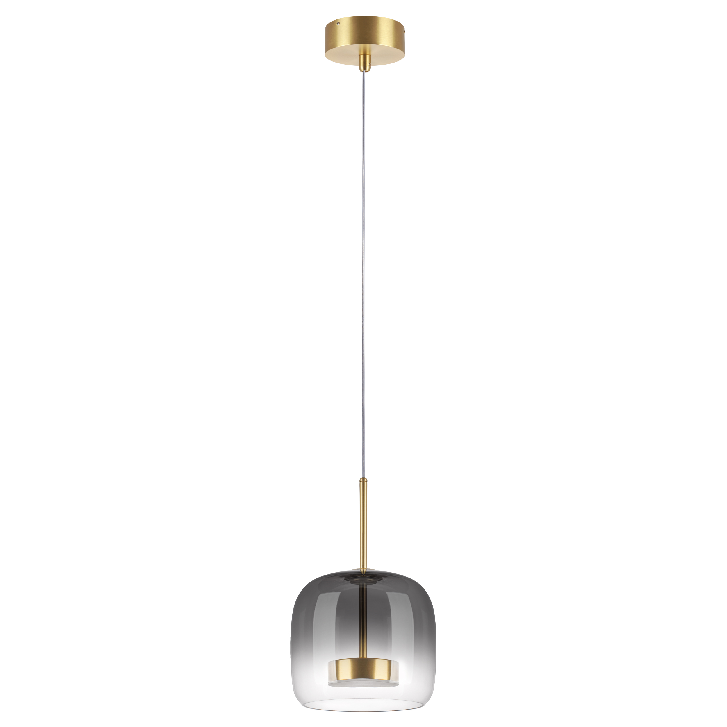 Люстра CUPOLA LED 9W 450LM ЗОЛОТО/ДЫМЧАТЫЙ 3000K
