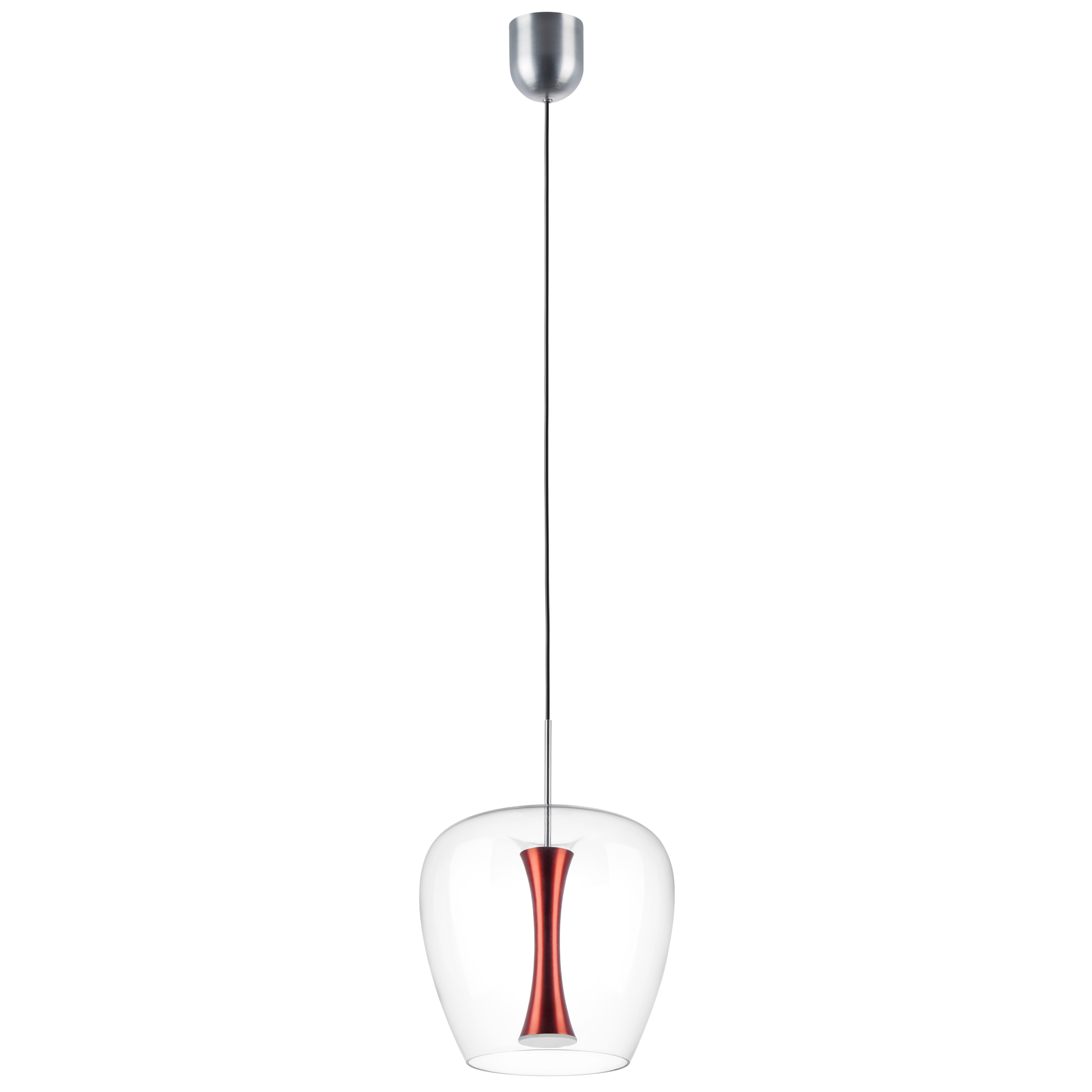Люстра CUPOLA LED 10W 500LM АЛЮМИНИЙ/КРАСНЫЙ 3000K