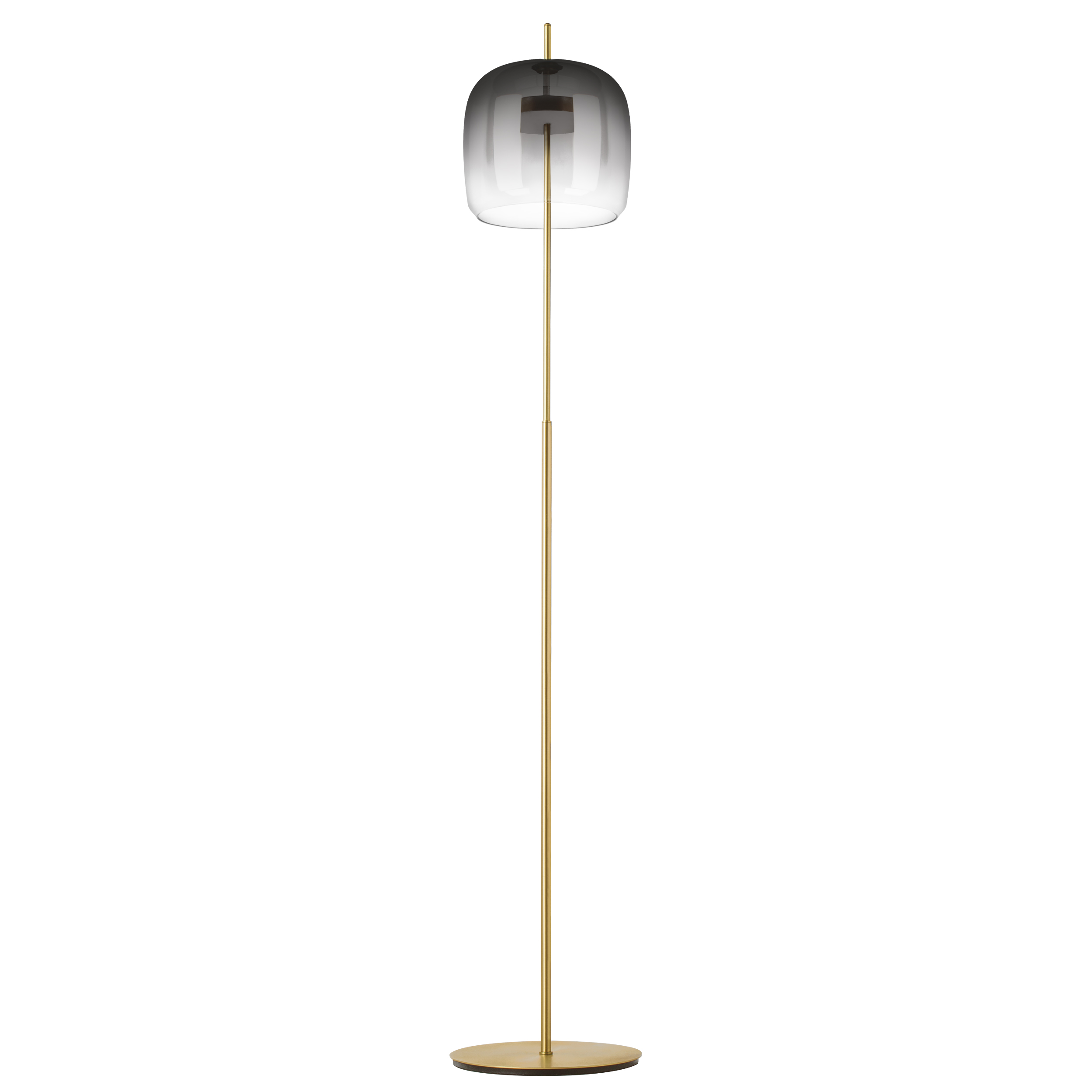 Торшер CUPOLA LED 1х18W 900LM ЗОЛОТО/ДЫМЧАТЫЙ 3000K