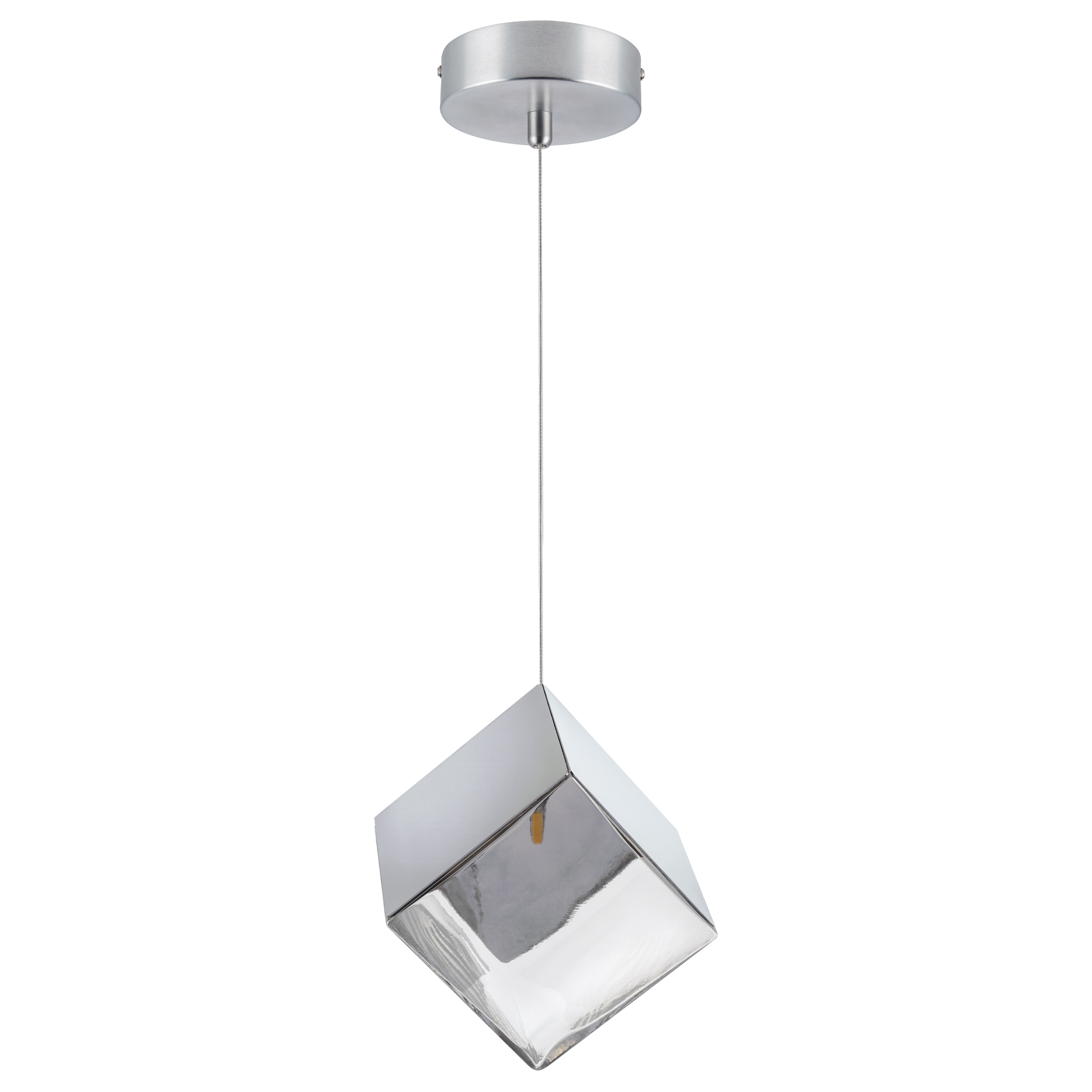 Люстра QUBICA 2W(led) G4 12V ХРОМ/ПРОЗРАЧНЫЙ