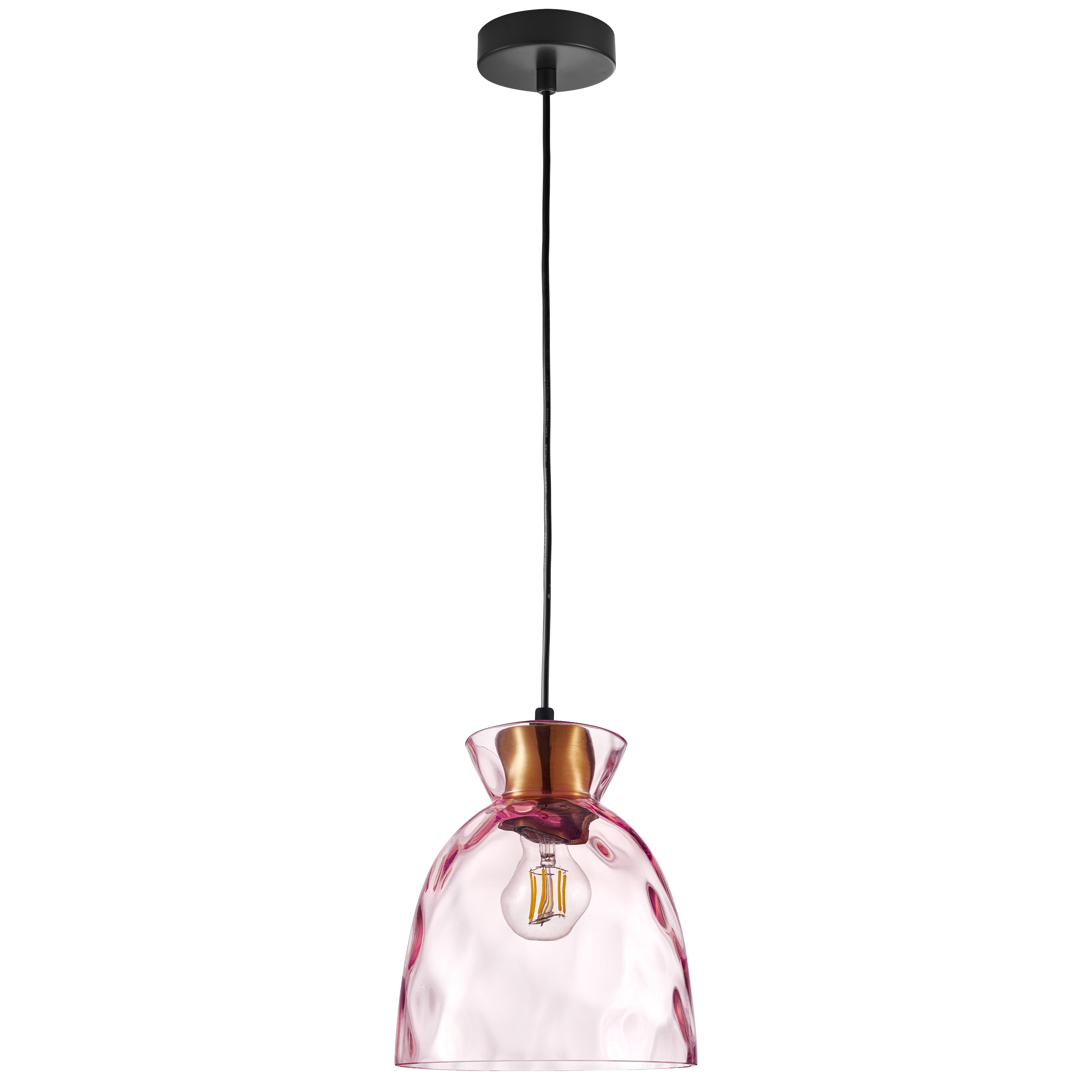 Подвес NUBELLA 1х12W (led) E27 ЧЕРНЫЙ/БРОНЗА/РОЗОВЫЙ