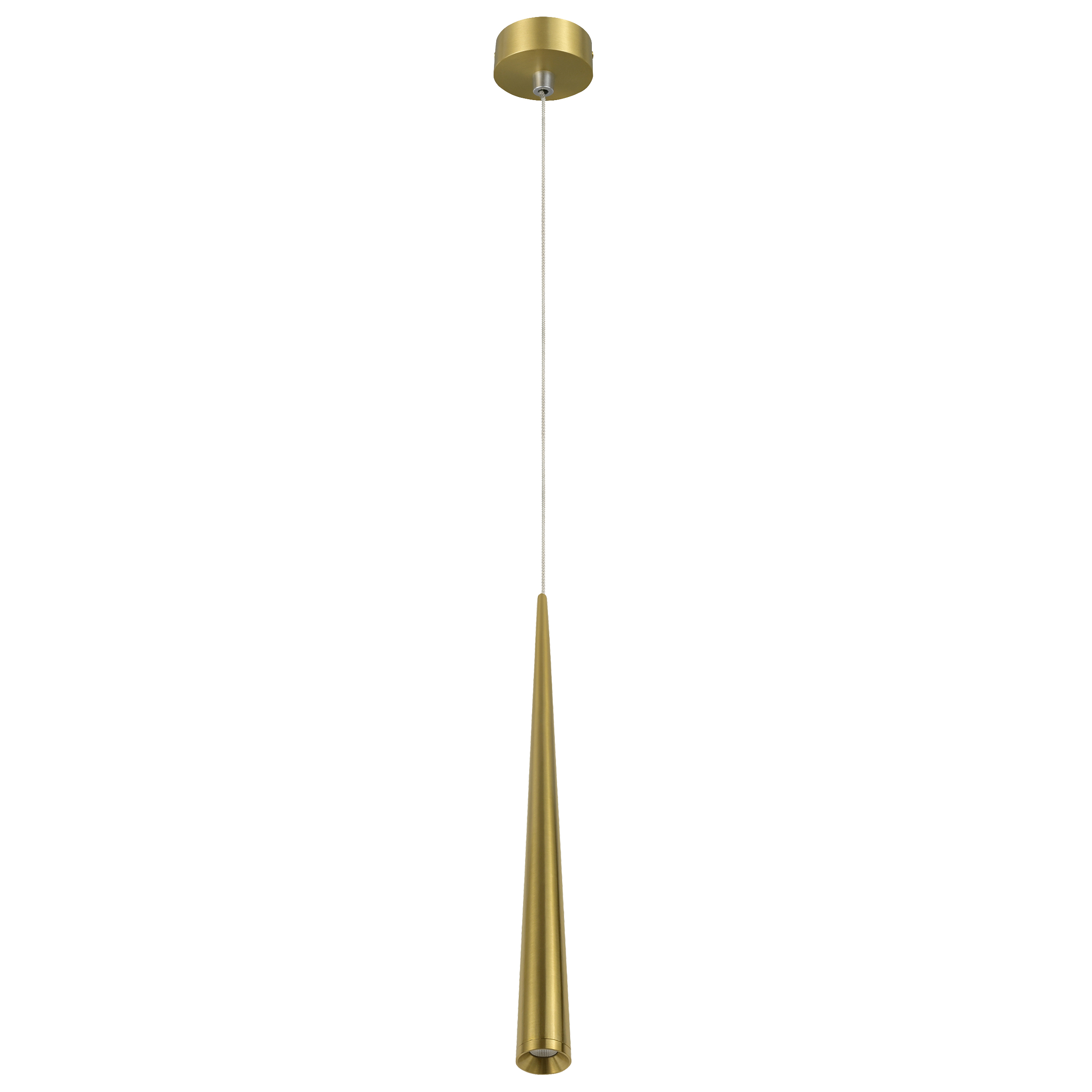 Подвес PUNTO MINI LED 4W 282LM 24G ЛАТУНЬ 3CCT 3000/4000/6000K