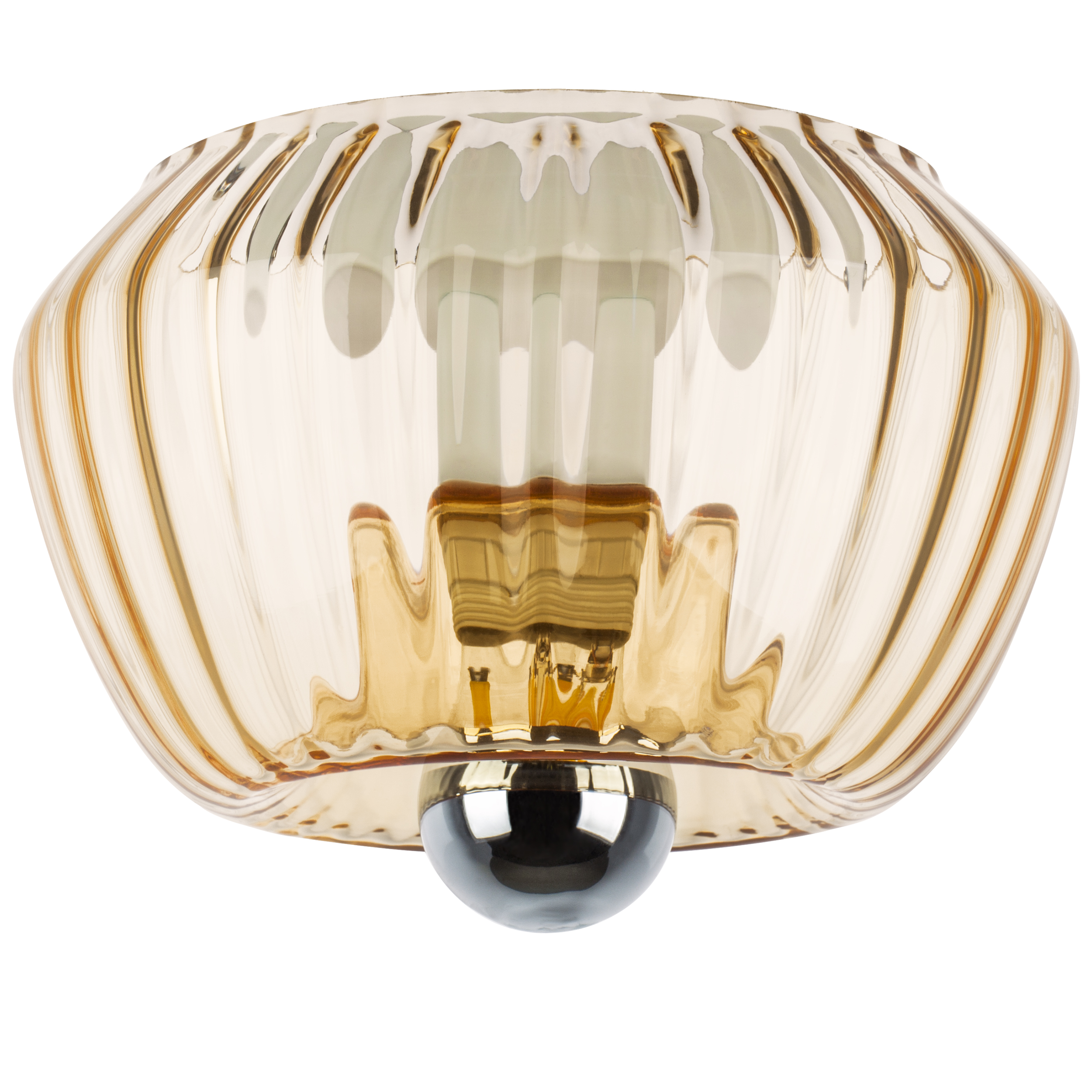 Люстра CELESTA 1х6W (led) E14 ЯНТАРЬ/БЕЛЫЙ