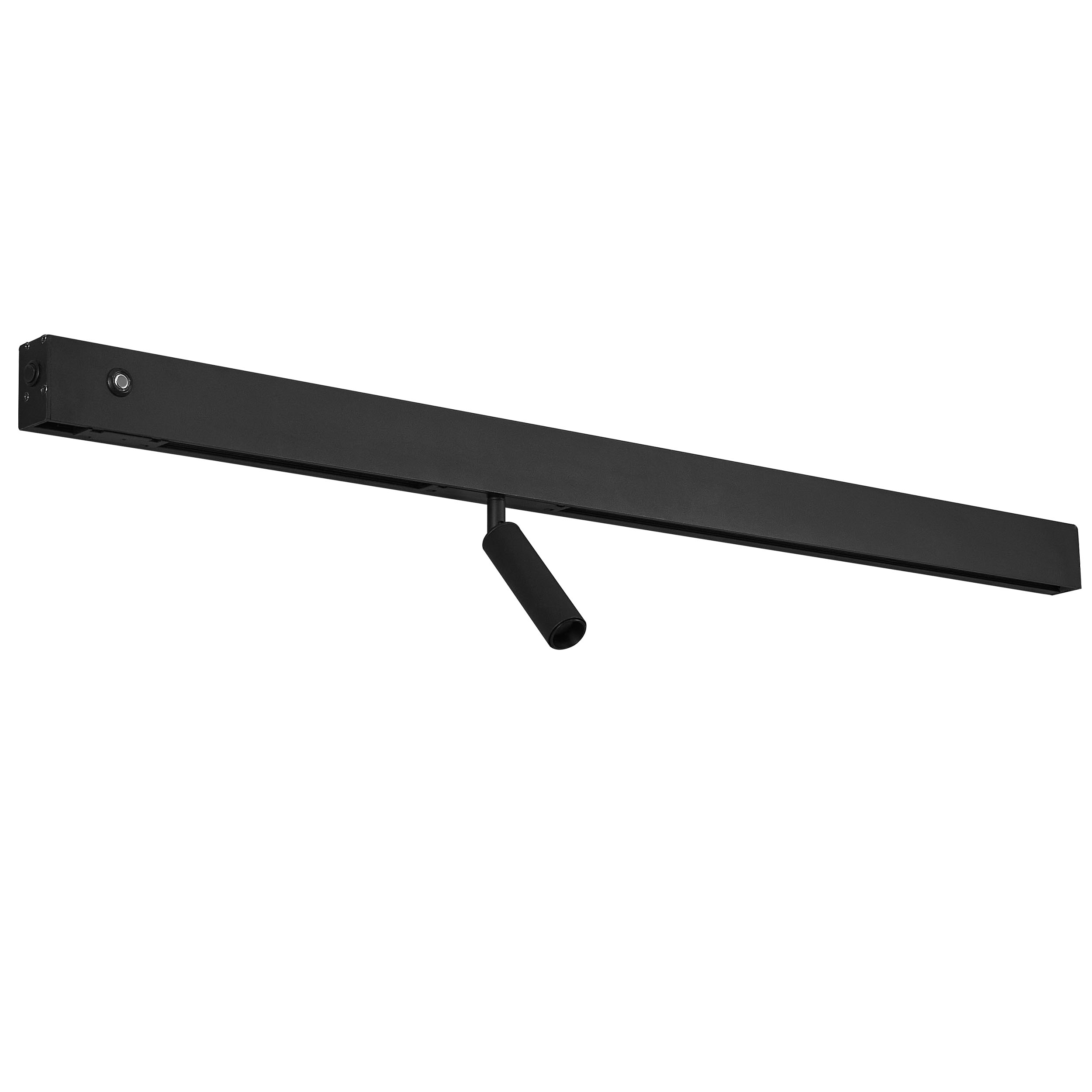 Светильник настенный FIUME SPOT 230V LED 10W 270LM 100G (Back light)+7W(Spot light) 460LM 24G ЧЕРНЫЙ 4000K