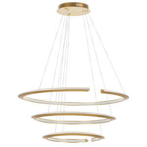 Люстра VIRATA LED 105W 5250LM ЗОЛОТО 3000K