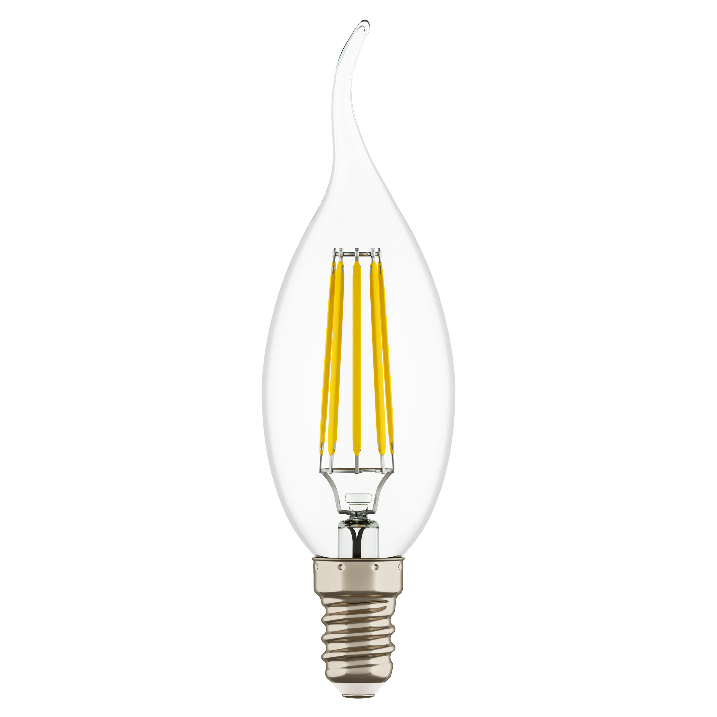 Лампа энергосберегающая LED FILAMENT 220V CA35 E14 6W=65W 400-430LM 360G CL 3000K 30000H