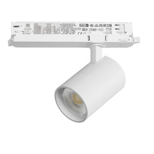 Светильник ALTA BASE для трековой системы Quattro с управлением DALI LED 24W 3040LM 24G БЕЛЫЙ 4000K с адаптером (215246 + 594066)