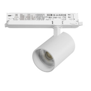 Светильник ALTA BASE для трековой системы Quattro с управлением DALI LED 30W 3525LM 24G БЕЛЫЙ 4000K с адаптером (215346 + 594066)