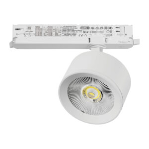 Светильник ALTA PRO для трековой системы Quattro с управлением DALI LED 15W 1700LM 36G БЕЛЫЙ 3000K с адаптером (215536 + 594066)
