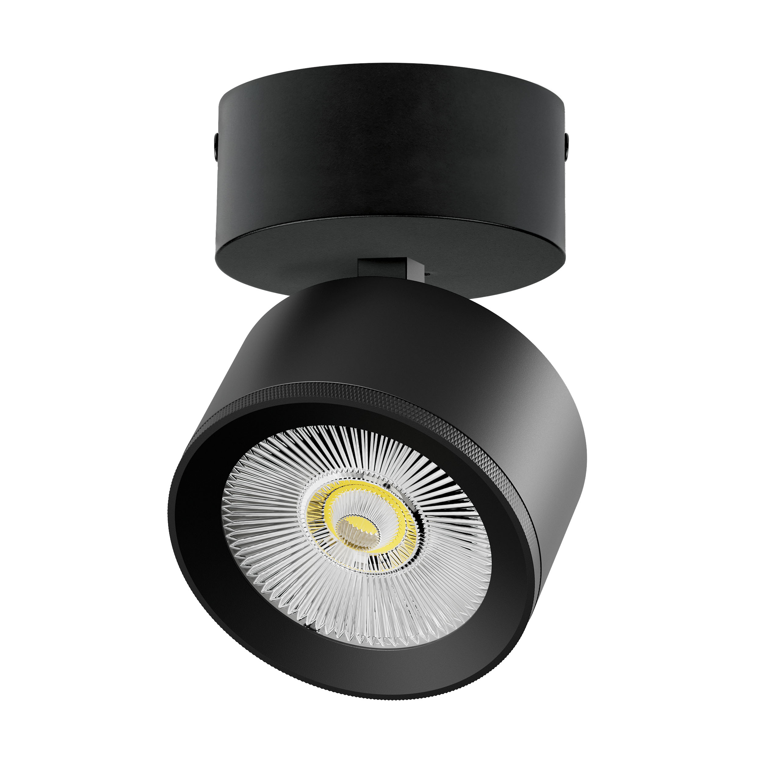 Светильник ALTA PRO накладной LED 15W 1700LM 36G ЧЕРНЫЙ 4000K с накл. чашей (215547 + 215017 + 215010-15)
