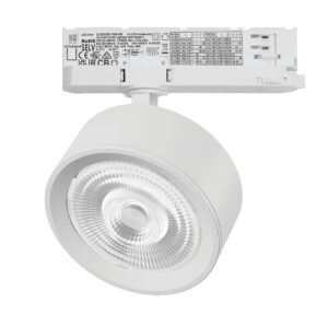 Светильник ALTA PRO для трековой системы Quattro LED 30W 3510LM 60G БЕЛЫЙ 3000K с адаптером (215636 + 594046 + 215604)