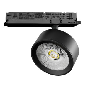 Светильник ALTA PRO для трековой системы Quattro с управлением DALI LED 30W 3510LM 36G ЧЕРНЫЙ 3000K с адаптером (215637 + 594067)