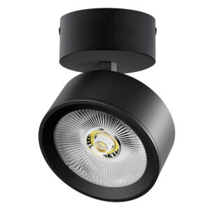 Светильник ALTA PRO накладной LED 30W 3510LM 36G ЧЕРНЫЙ 3000K с накл. чашей (215637 + 215017 + 215010-30)