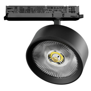 Светильник ALTA PRO для трековой системы Quattro с управлением DALI LED 35W 3230LM 36G ЧЕРНЫЙ 4000K с адаптером (215747 + 594067)