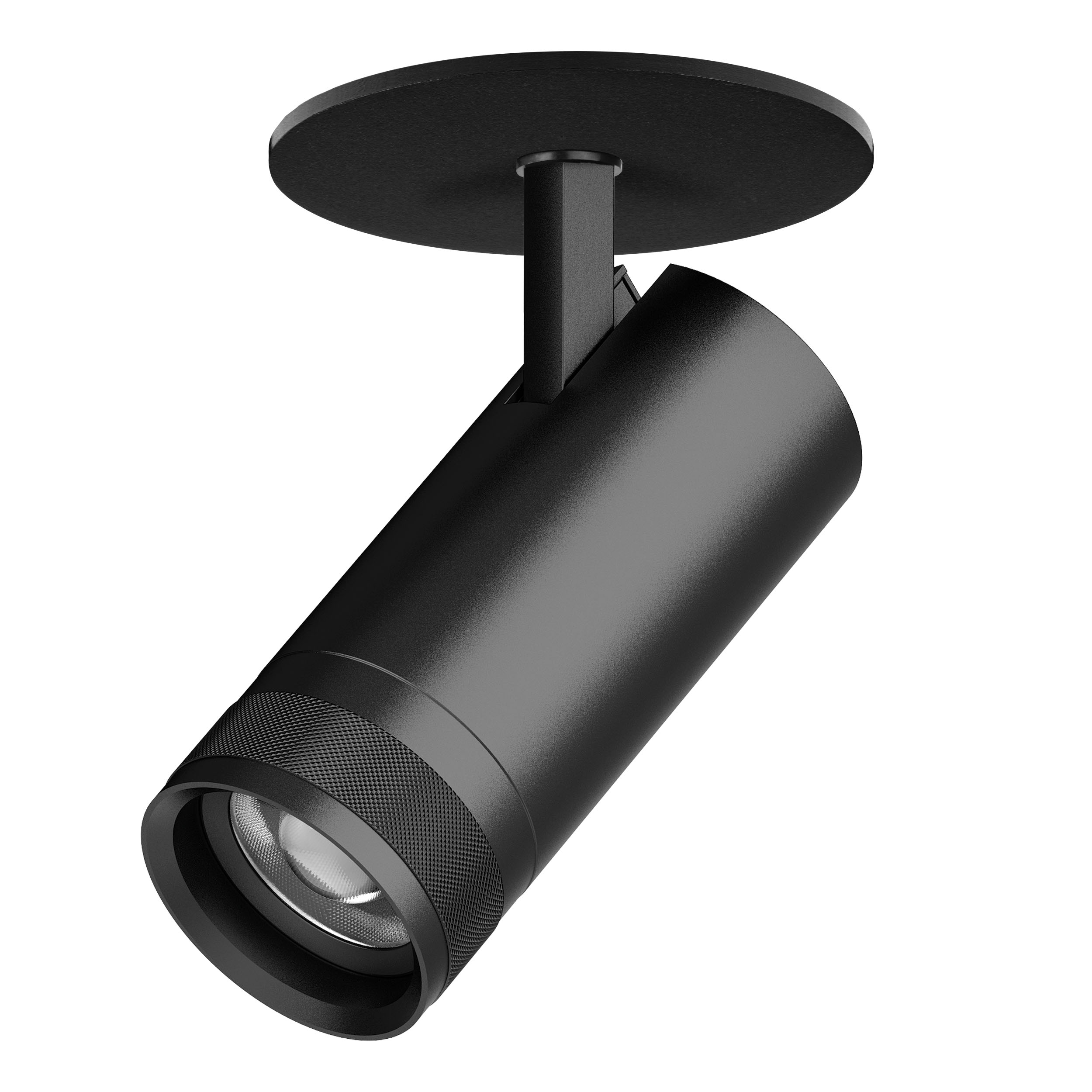 Светильник CANNO PRO встраиваемый LED 20W 1400LM 20-55G ЧЕРНЫЙ 2700-4200-6000K IP20 с адаптером (304207 + 215007)
