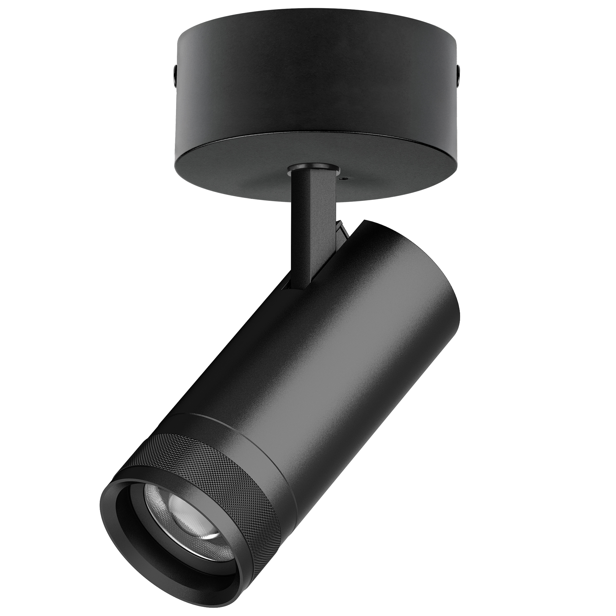 Светильник CANNO PRO накладной LED 20W 1400LM 20-55G ЧЕРНЫЙ 2700-4200-6000K IP20 с адаптером (304207 + 215017)