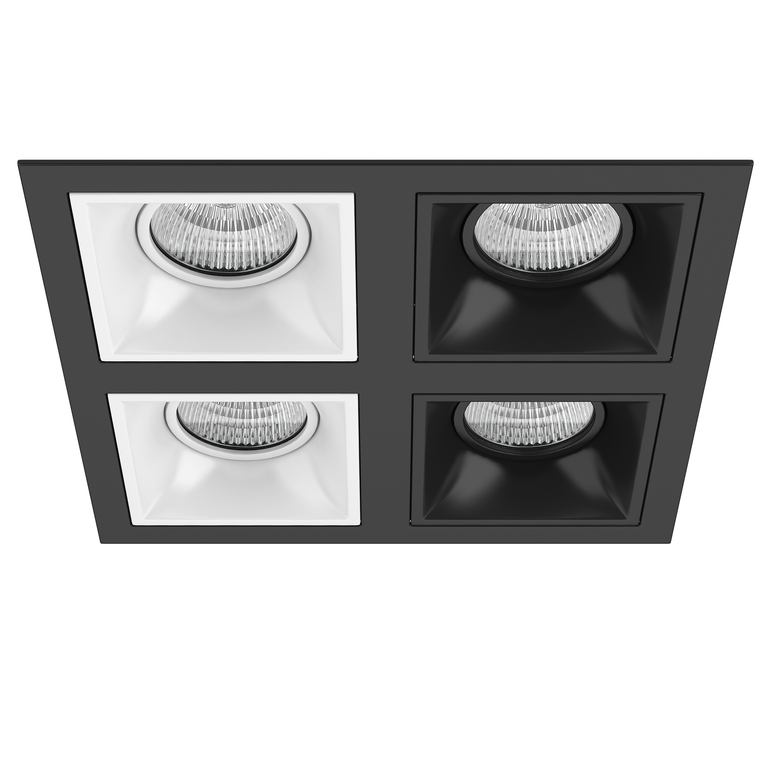 Светильник DOMINO QUADRO МR16 (214547+214506+214506+214507+214507)