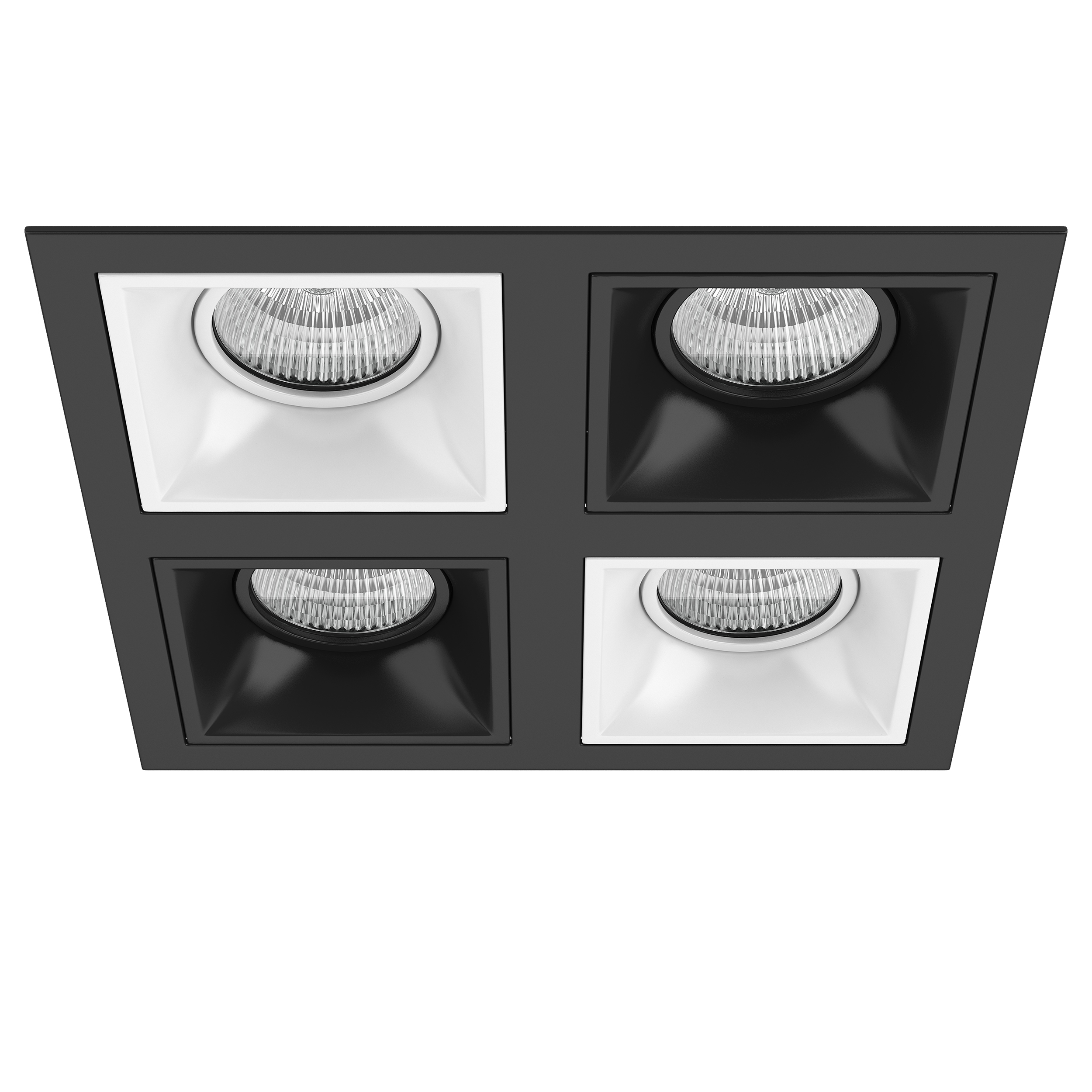 Светильник DOMINO QUADRO МR16 (214547+214506+214507+214506+214507)