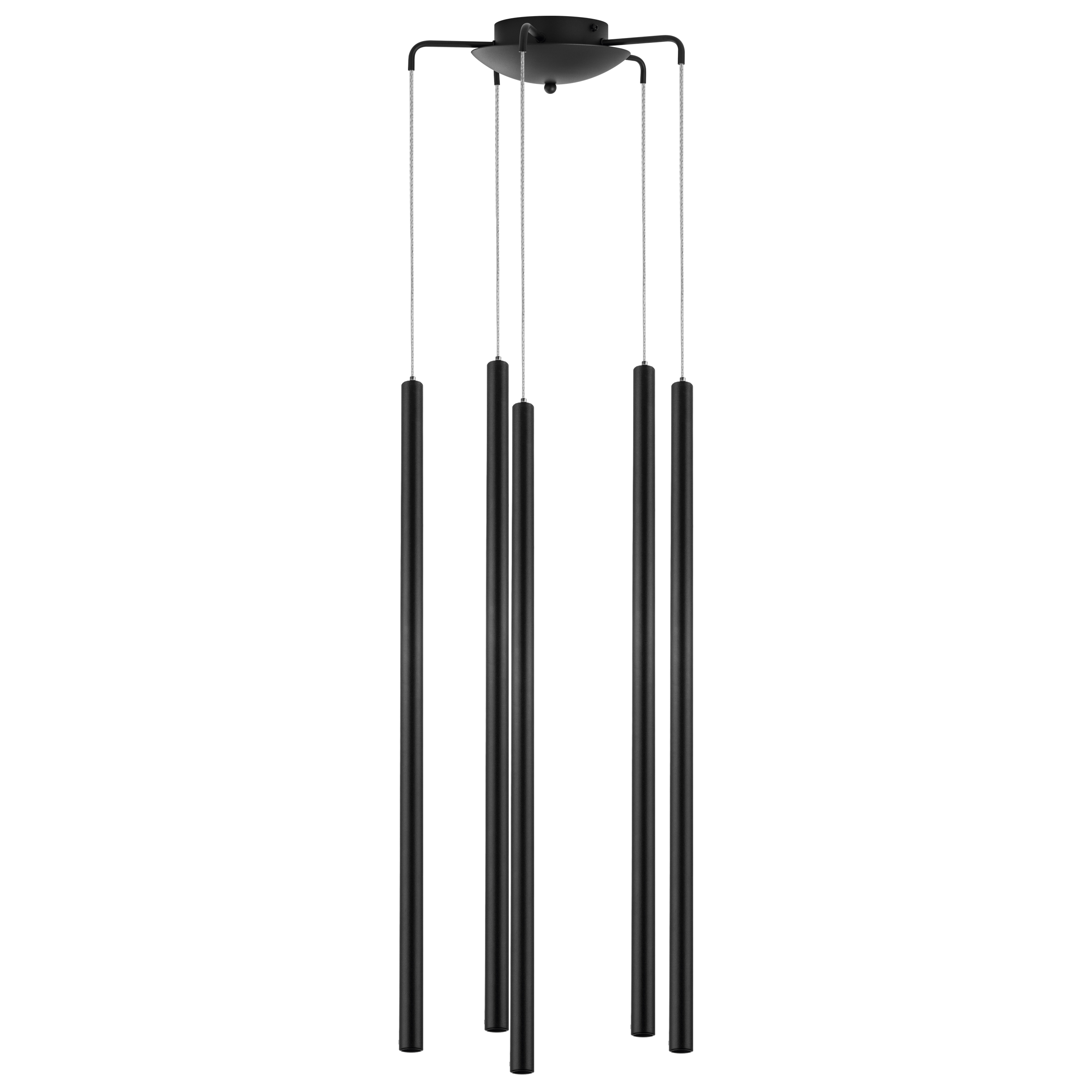 Люстра TUBO LED 25W 1600LM 25G ЧЕРНЫЙ 4000K (574727+747347 (5шт)