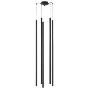 Люстра TUBO LED 25W 1500LM 25G ЧЕРНЫЙ 3000K (574727+747437 (5шт)