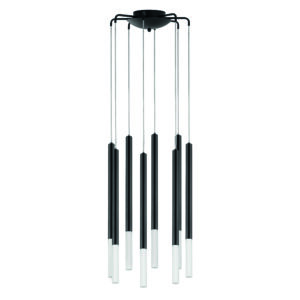 Люстра TUBO LED 40W 2240LM 360G ЧЕРНЫЙ 4000K (574737+747147 (8шт)
