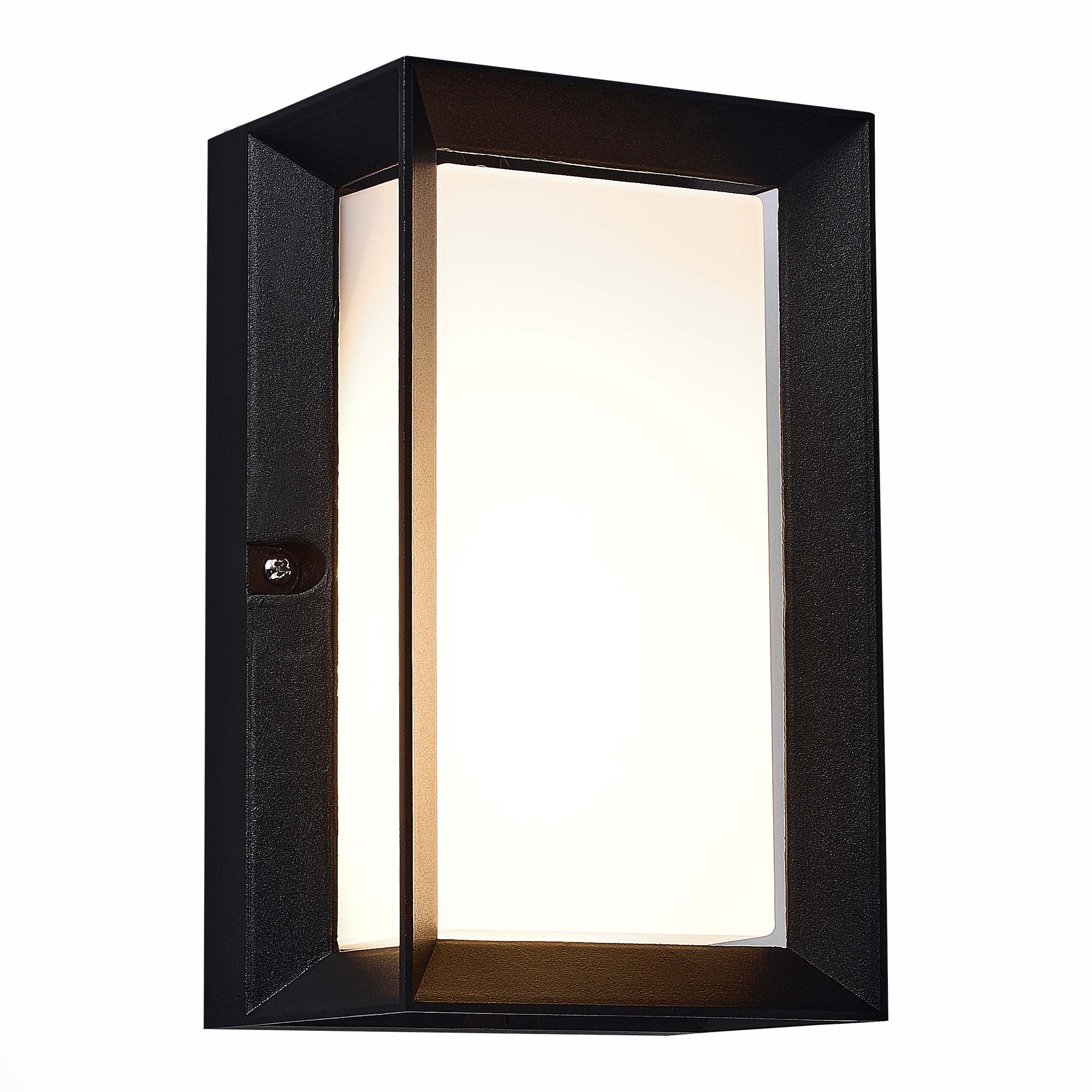 Светильник уличный настенный ST-Luce Черный/Белый LED 1*6W 3000K