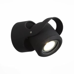 Светильник уличный настенный ST-Luce Черный/Черный, Прозрачный G5,3 1*3W