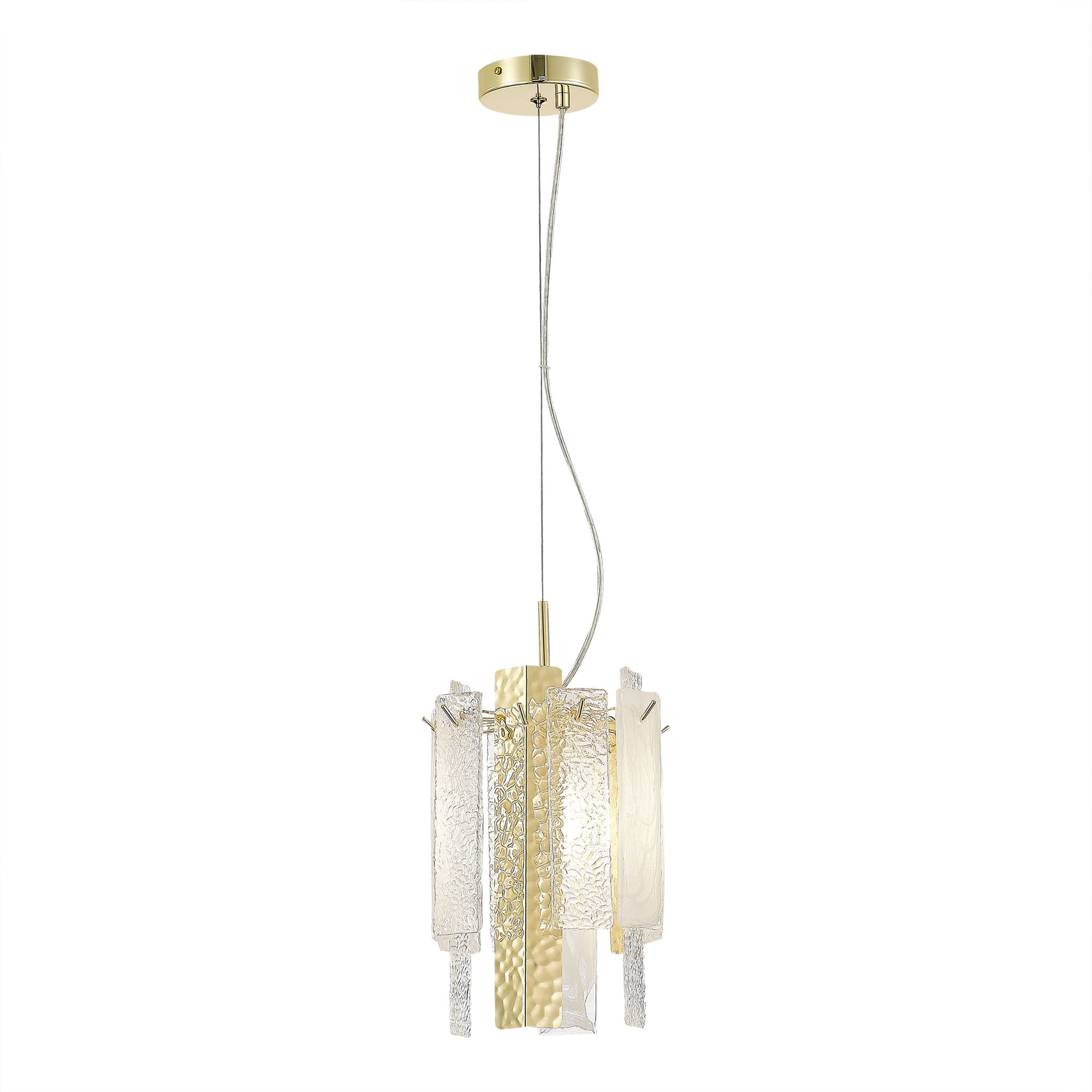 Люстра подвесная ST-Luce Золотистый/Белый, Золотистый E14 1*40W