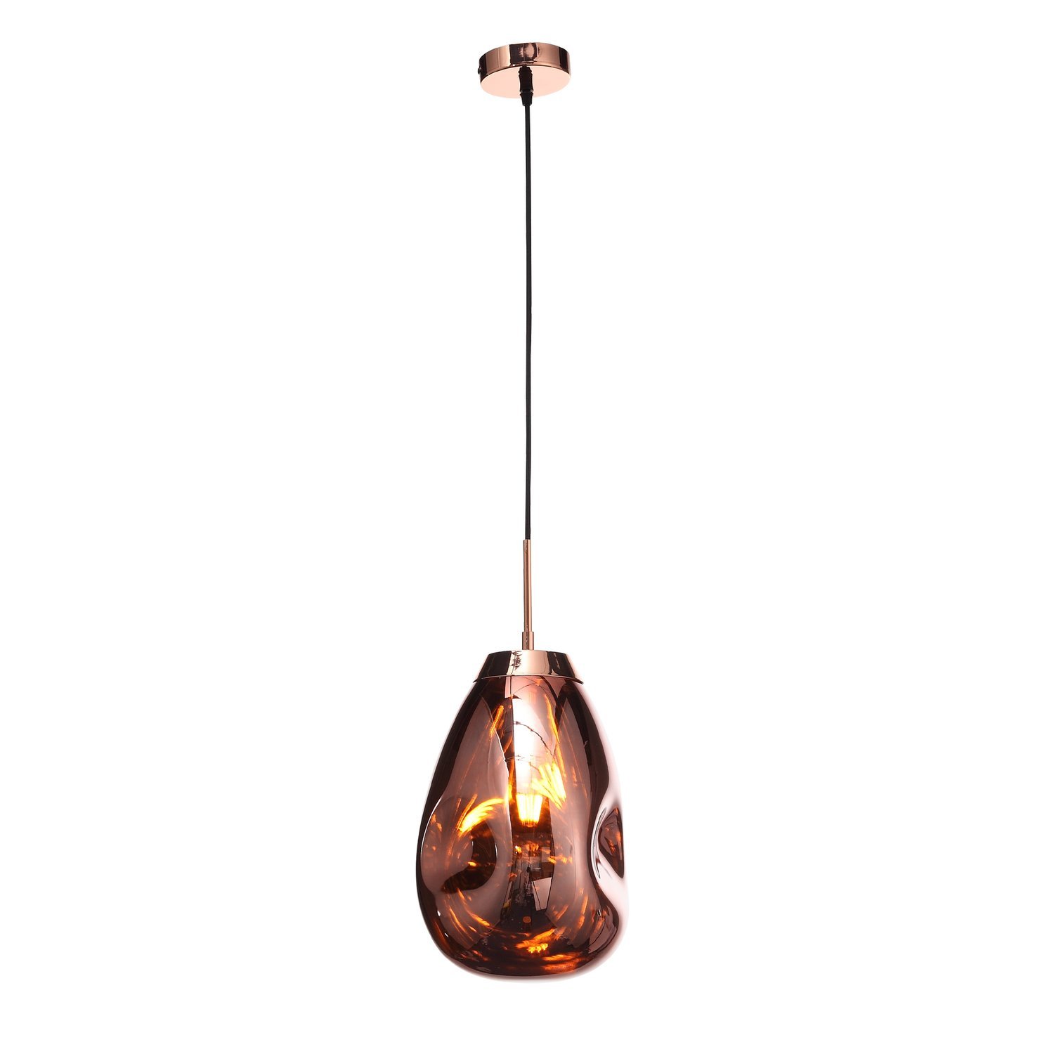 Светильник подвесной ST-Luce Розовое золото/Розовое золото E27 1*60W