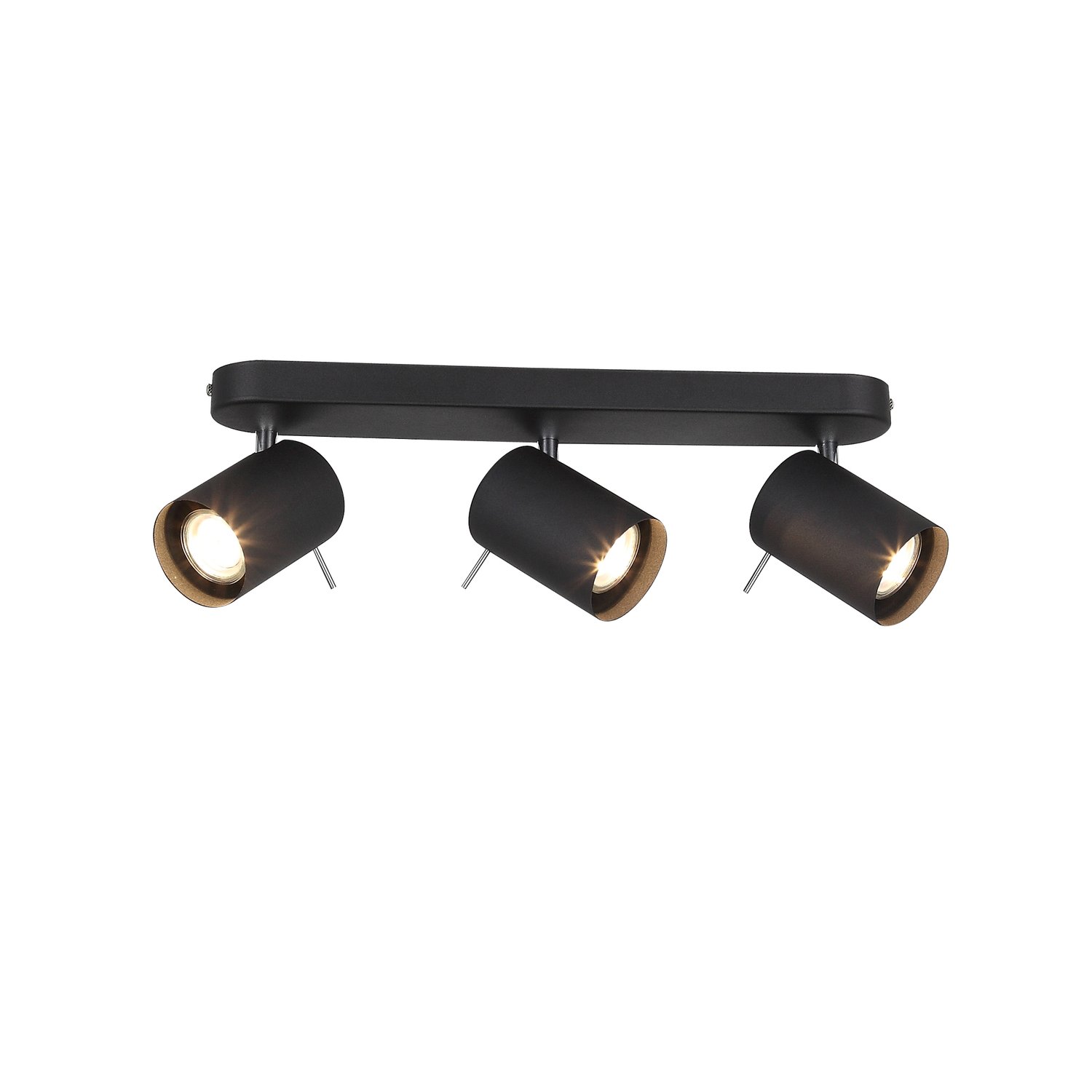 Спот ST-Luce Черный, Хром/Черный GU10 LED 3*3W