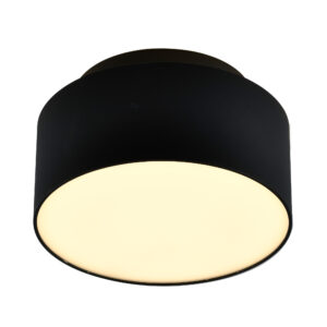 Светильник потолочный Черный LED 1*12+5W 4000K 1 190Lm Ra>90 120 ° IP20 D110xH30 85-265