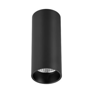 Светильник потолочный Черный LED 1*7W 3000K 560Lm Ra>90 60° IP20 D52xH125 220-240VV