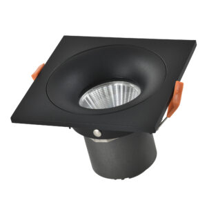Св-к встр. Черный LED 1*10W 4000K 700Lm Ra>90 60° IP44 L100xW100xH66 85-265V
