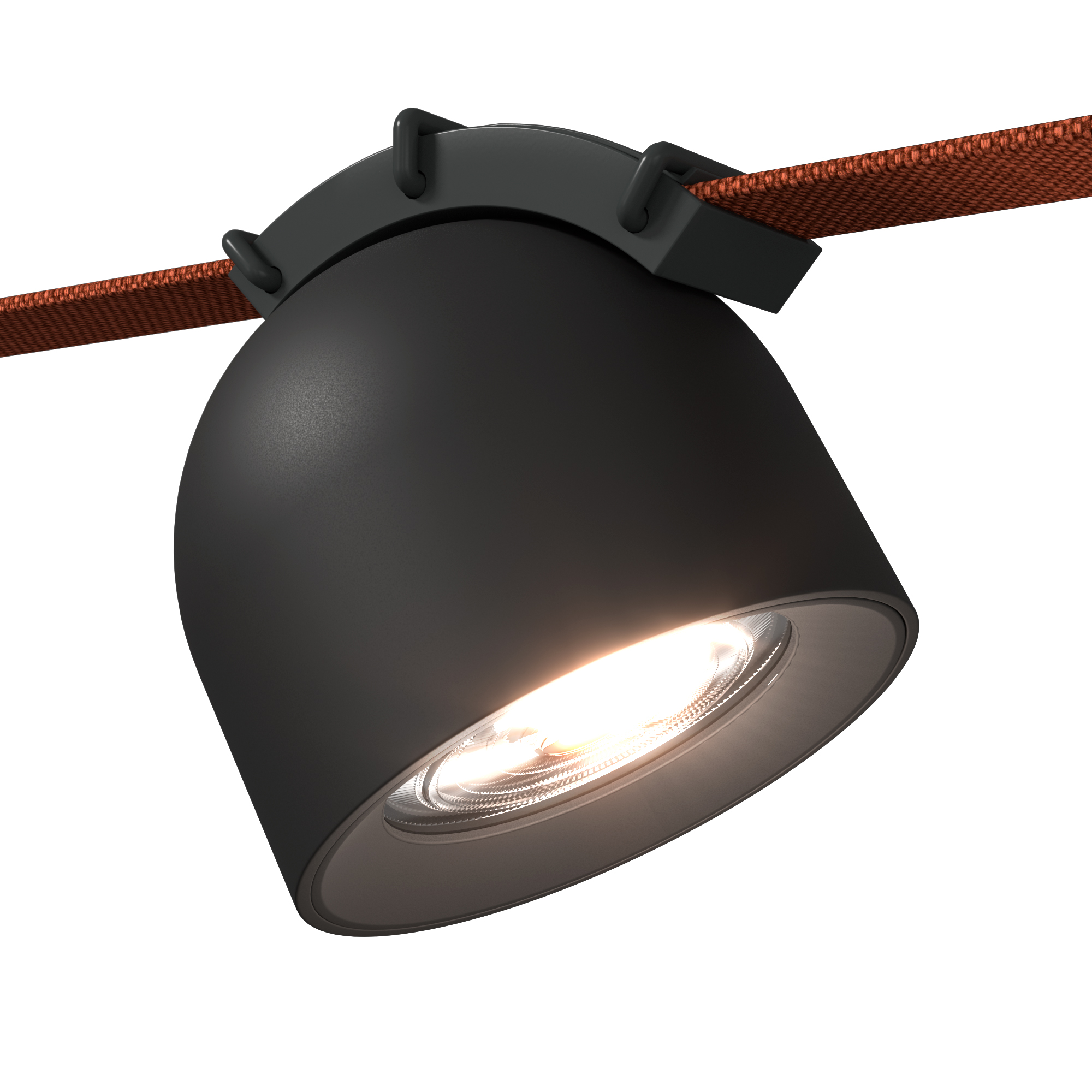 Св-к трек. Черный LED 1*12W 3000K 815Lm Ra90 38 IP20 D100xH107 48V