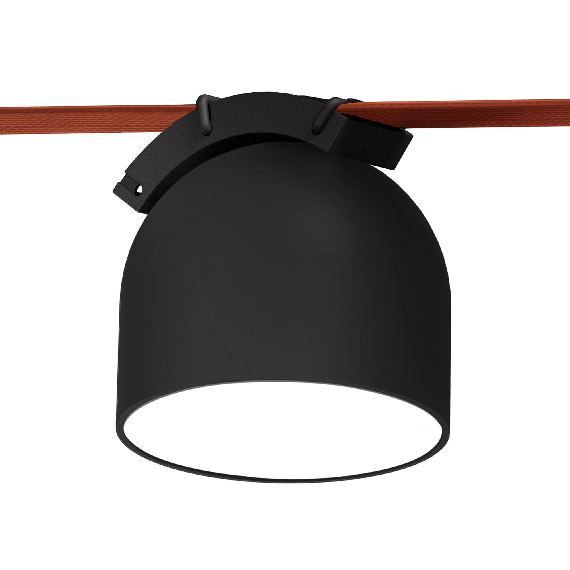 Св-к трек. Черный LED 1*12W 4000K 794Lm Ra90 120 IP20 D100xH107 48V