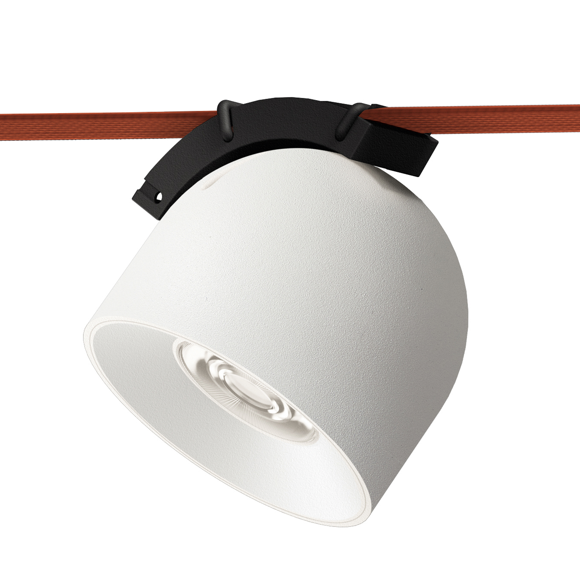 Св-к трек. Белый LED 1*12W 3000K 815Lm Ra90 38 IP20 D100xH107 48V