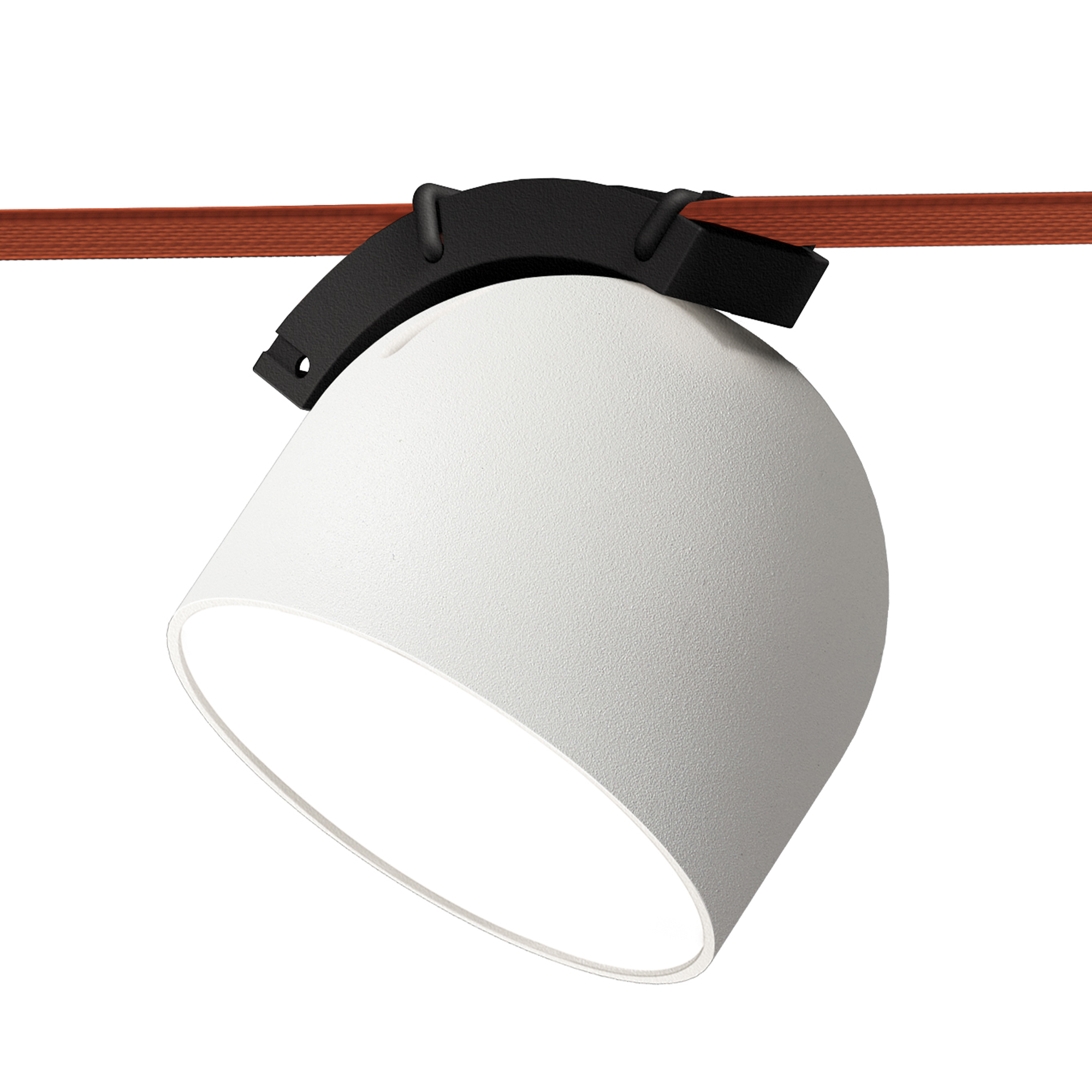 Св-к трек. Белый LED 1*12W 3000K 794Lm Ra90 120 IP20 D100xH107 48V