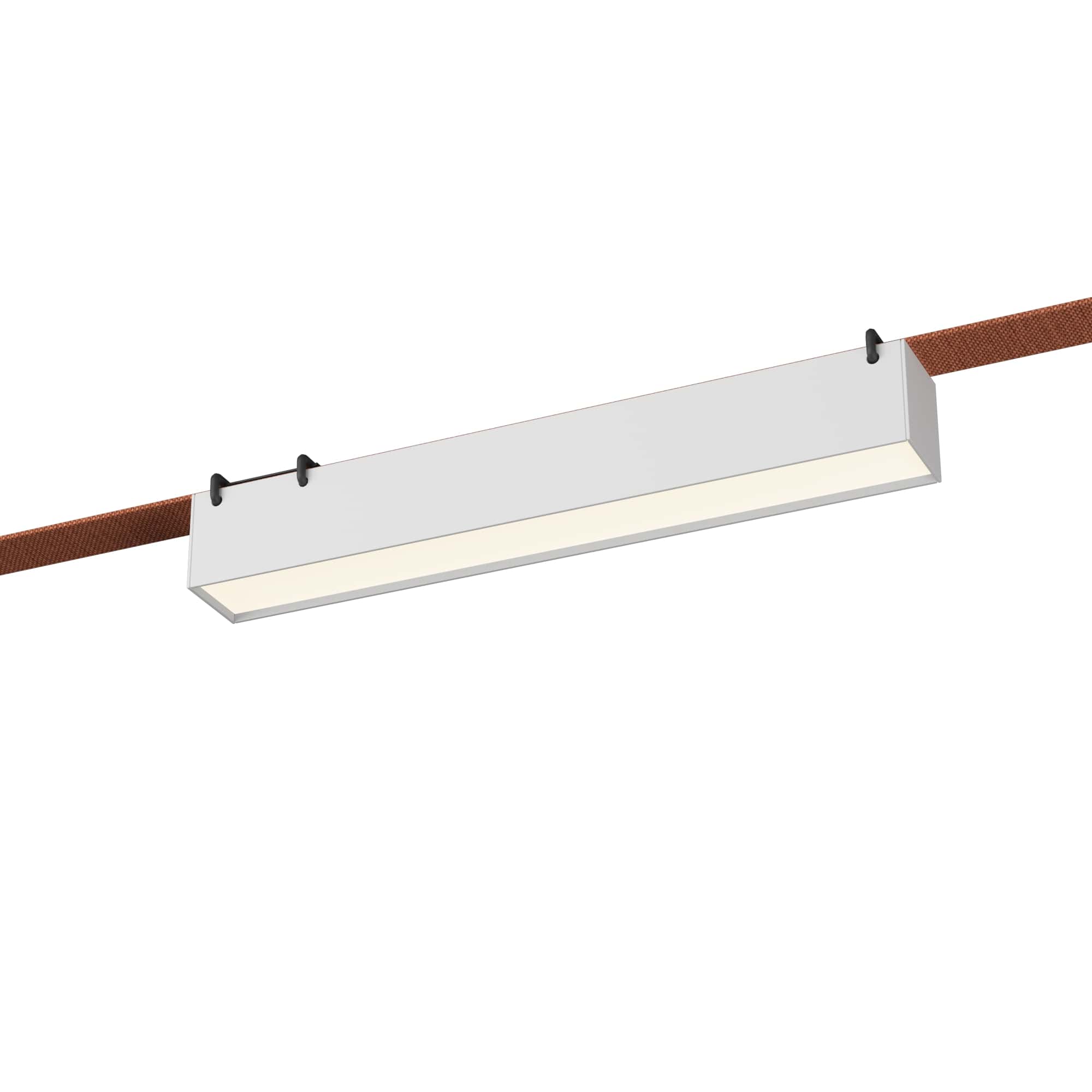 Св-к трек. Белый LED 1*12W 3000K 670Lm Ra90 120 IP20 L323xW40xH45 48V