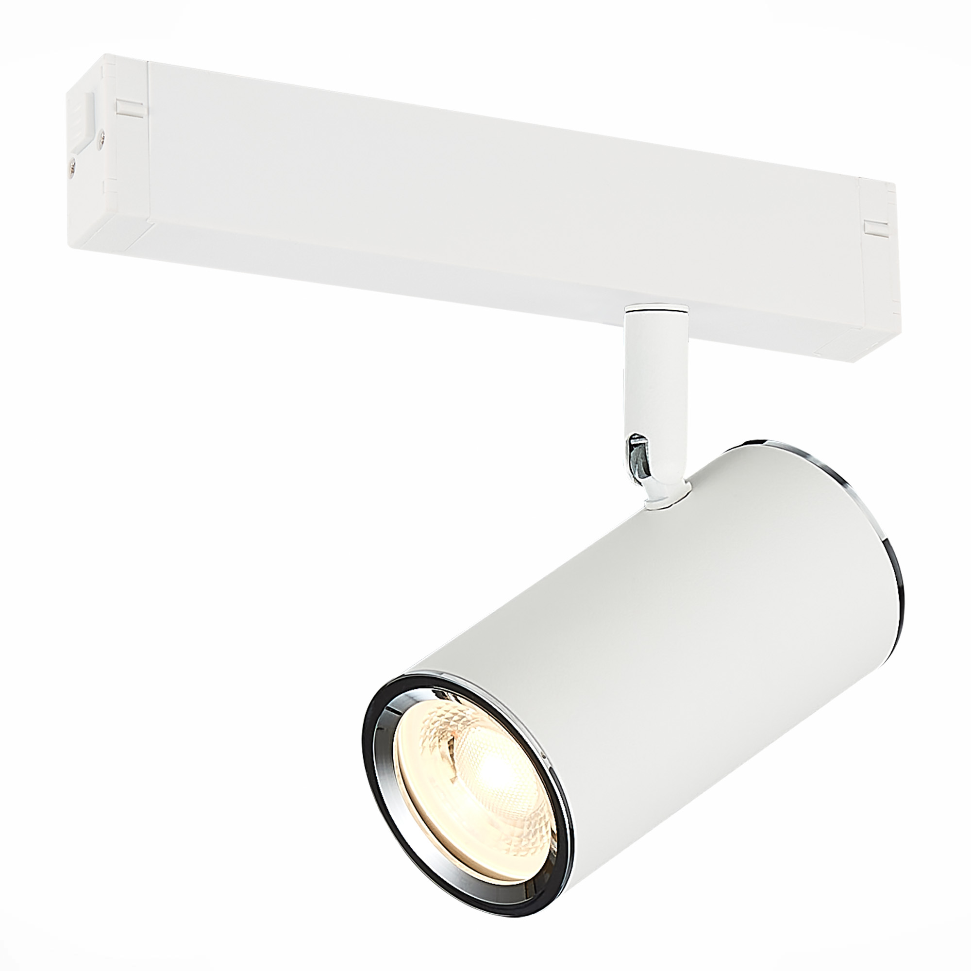 Св-к трек. Белый GU10 1*50W IP20 L104xW54xH111 180-240V Без ламп