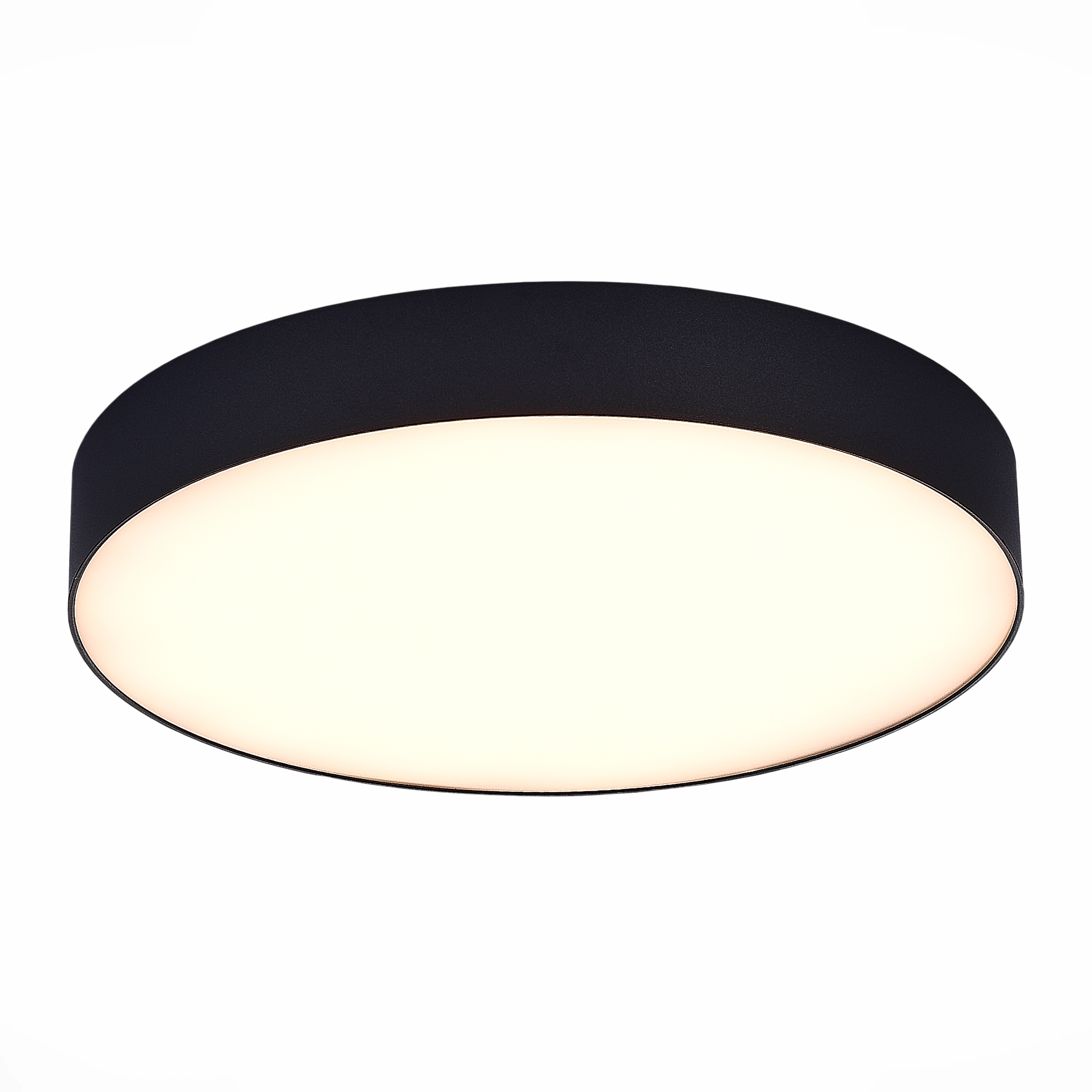 Светильник потолочный Черный LED 1*48W 3000K 4 320Lm Ra>85 120° IP20 D400xH55 185-265V