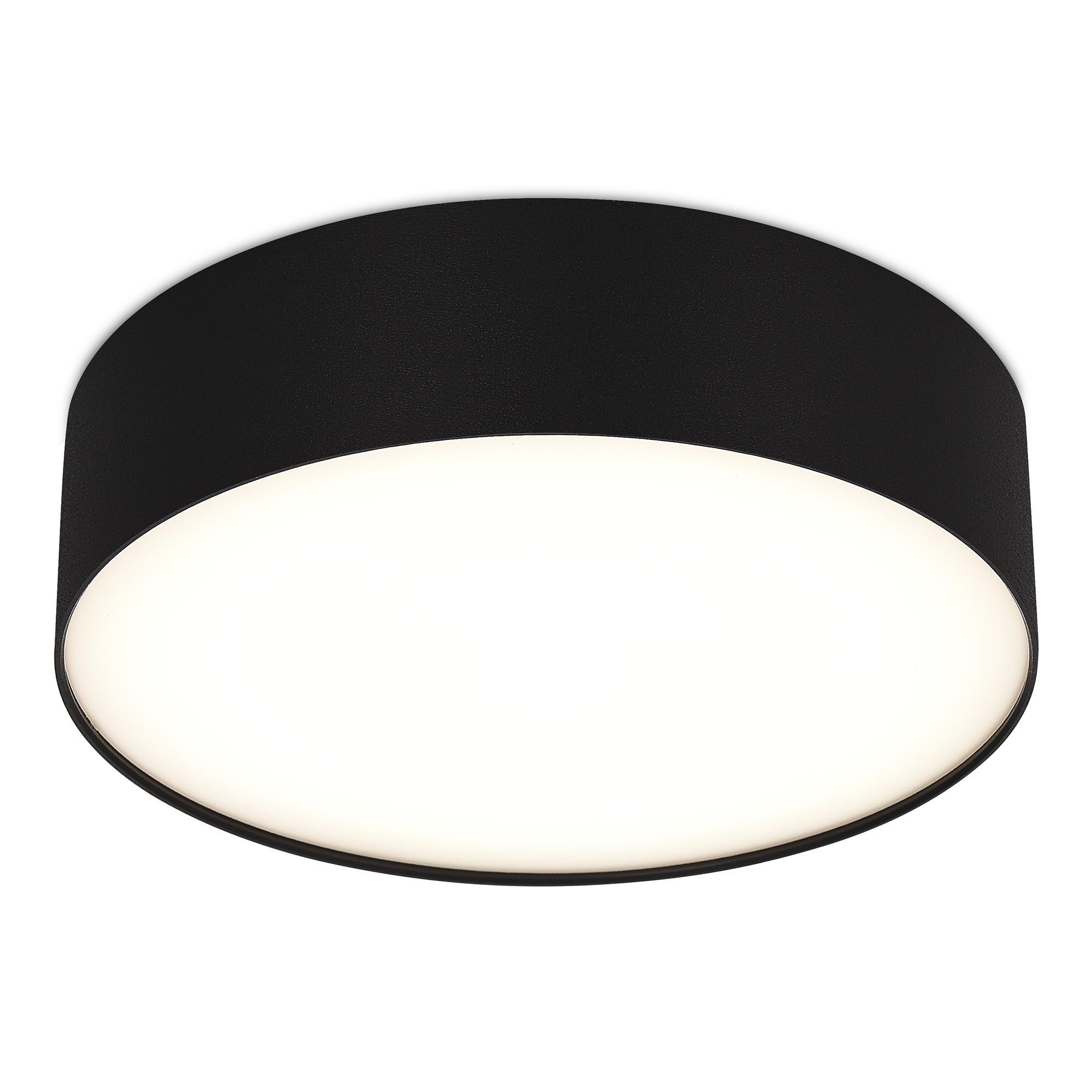 Светильник потолочный Черный LED 1*36W 4000K 3 240Lm Ra>90 120° IP20 D300xH55 180-240V