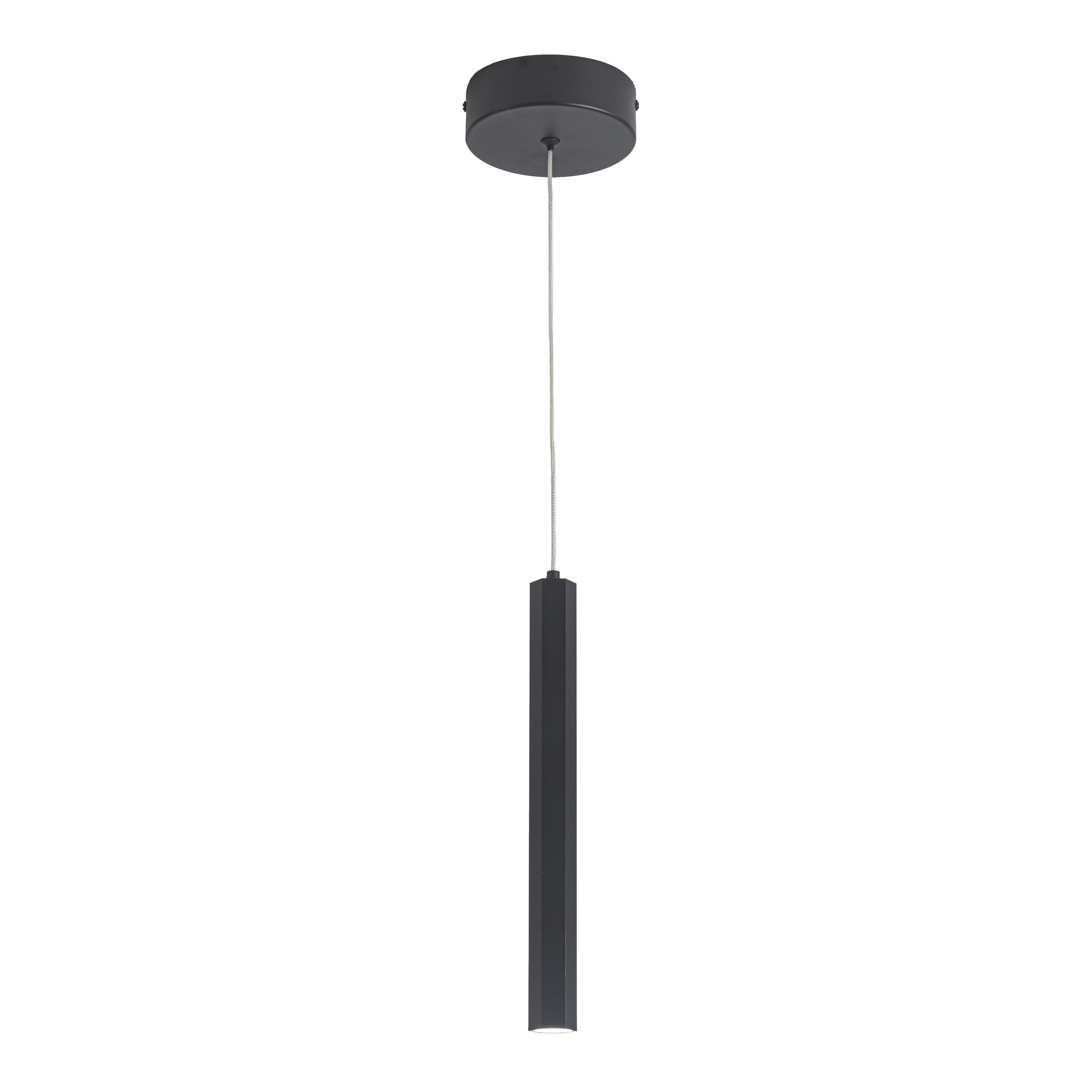 Светильник подвесной ST-Luce Черный/Черный LED 1*6W 4000K