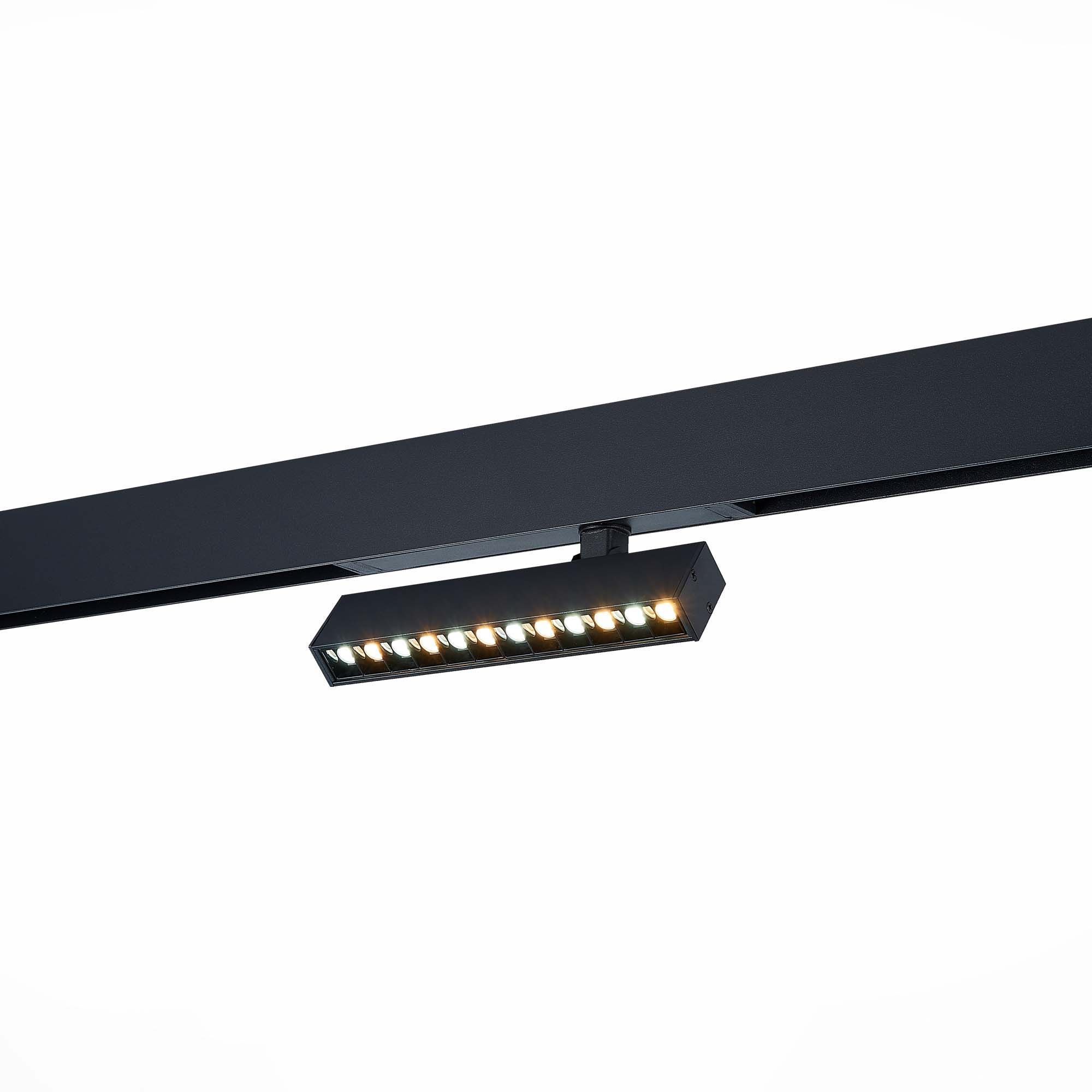 Св-к трек. Черный LED 1*9W 3000K 700Lm Ra>90 24 IP20 L220xW25xH105 220V