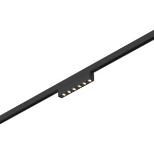Магнитный трековый светильник Черный LED 1*5W 3000K 220Lm Ra>90 IP20 L100xW10xH18 24V