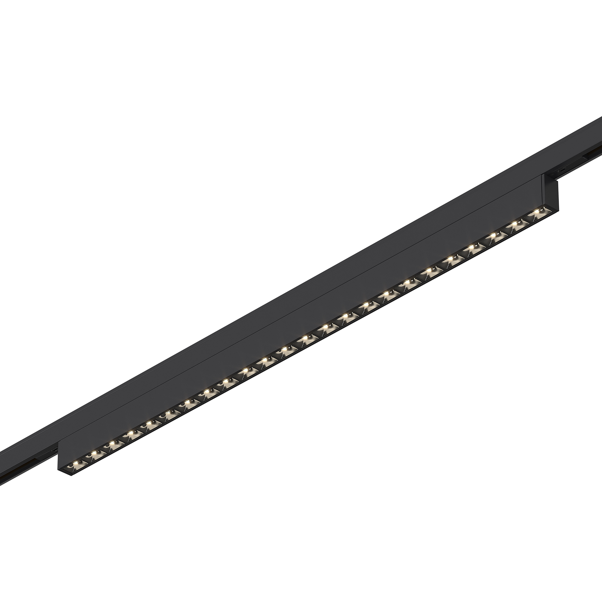 Магнитный трековый светильник Черный LED 1*20W 3000K 1 060Lm Ra>90 IP20 L387xW10xH18 2