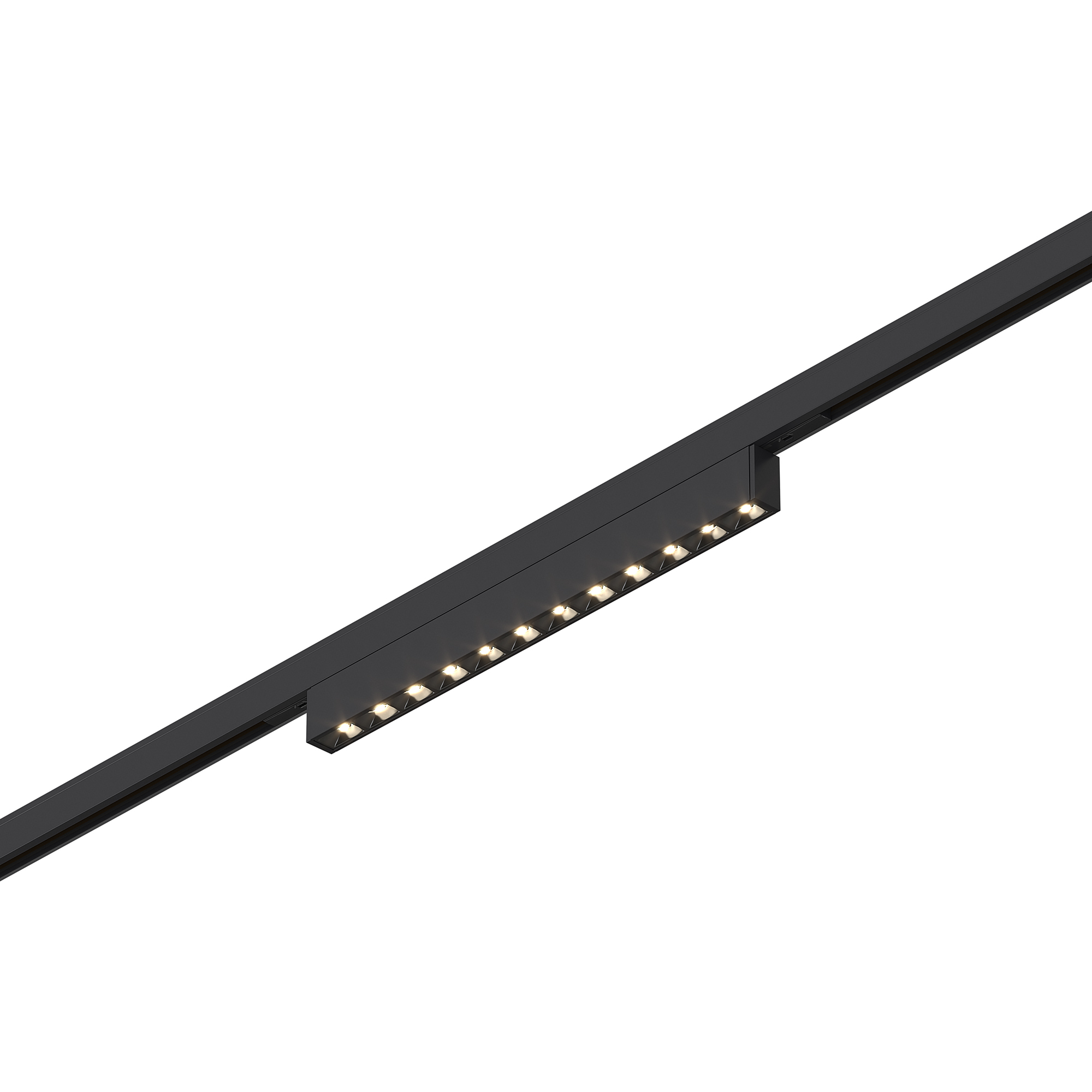 Магнитный трековый светильник Черный LED 1*10W 4000K 430Lm Ra>90 IP20 L196xW10xH18 24V