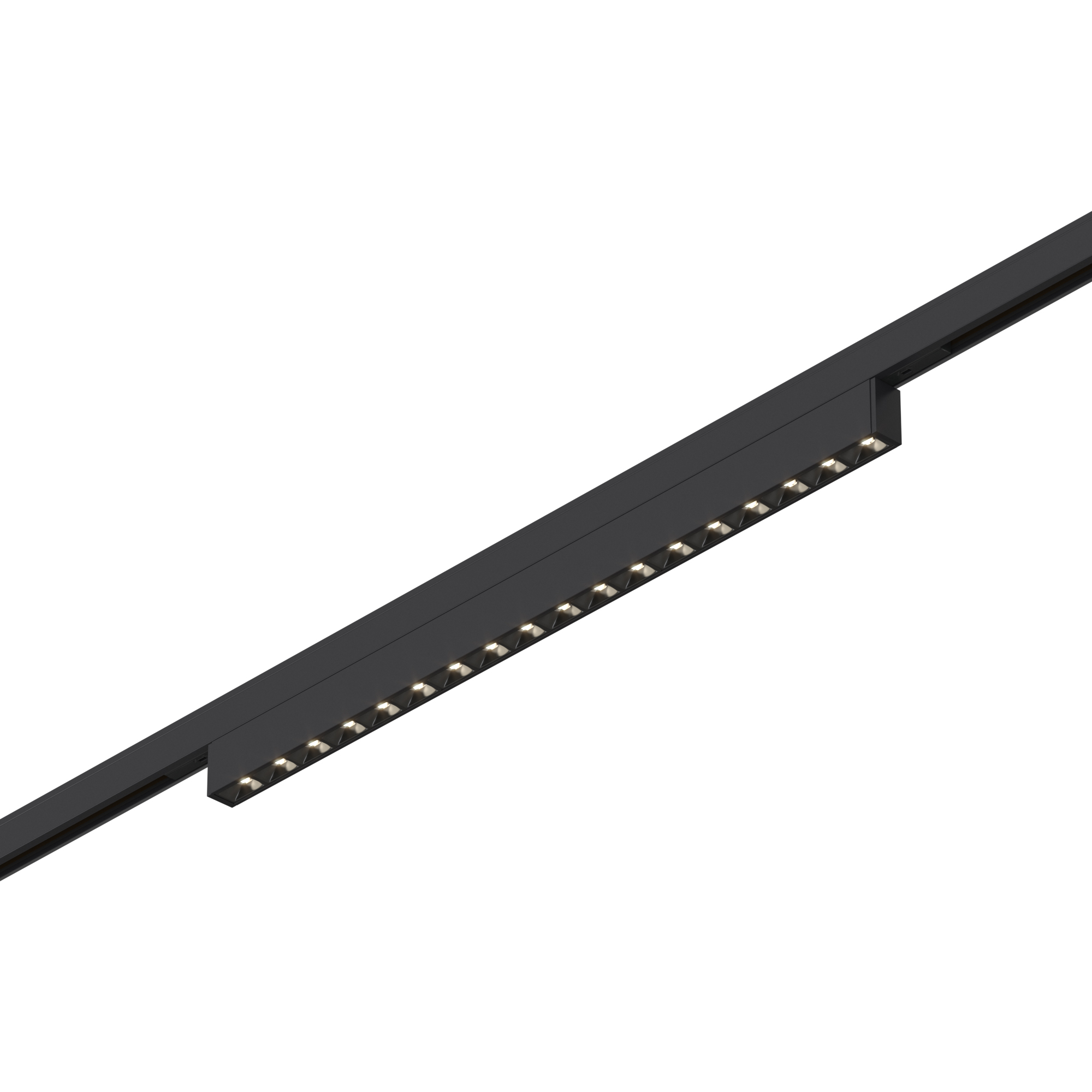 Магнитный трековый светильник Черный LED 1*15W 4000K 640Lm Ra>90 IP20 L292xW10xH18 24V