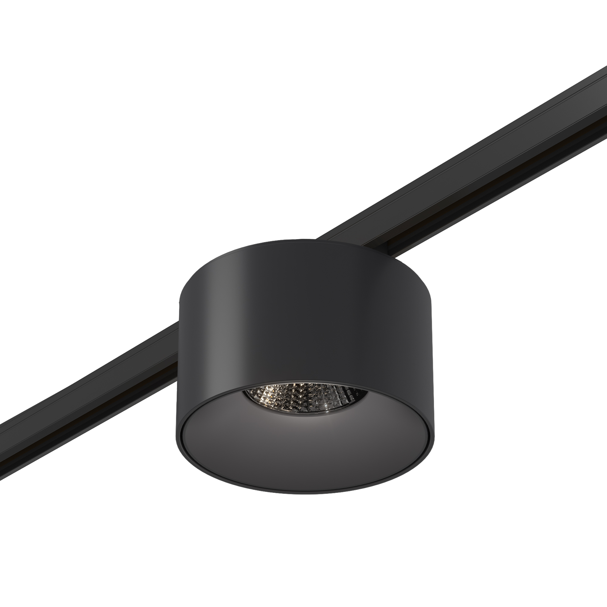 Магнитный трековый светильник Черный LED 1*5W 4000K 350Lm Ra>90 36° IP20 D60xH43 24V