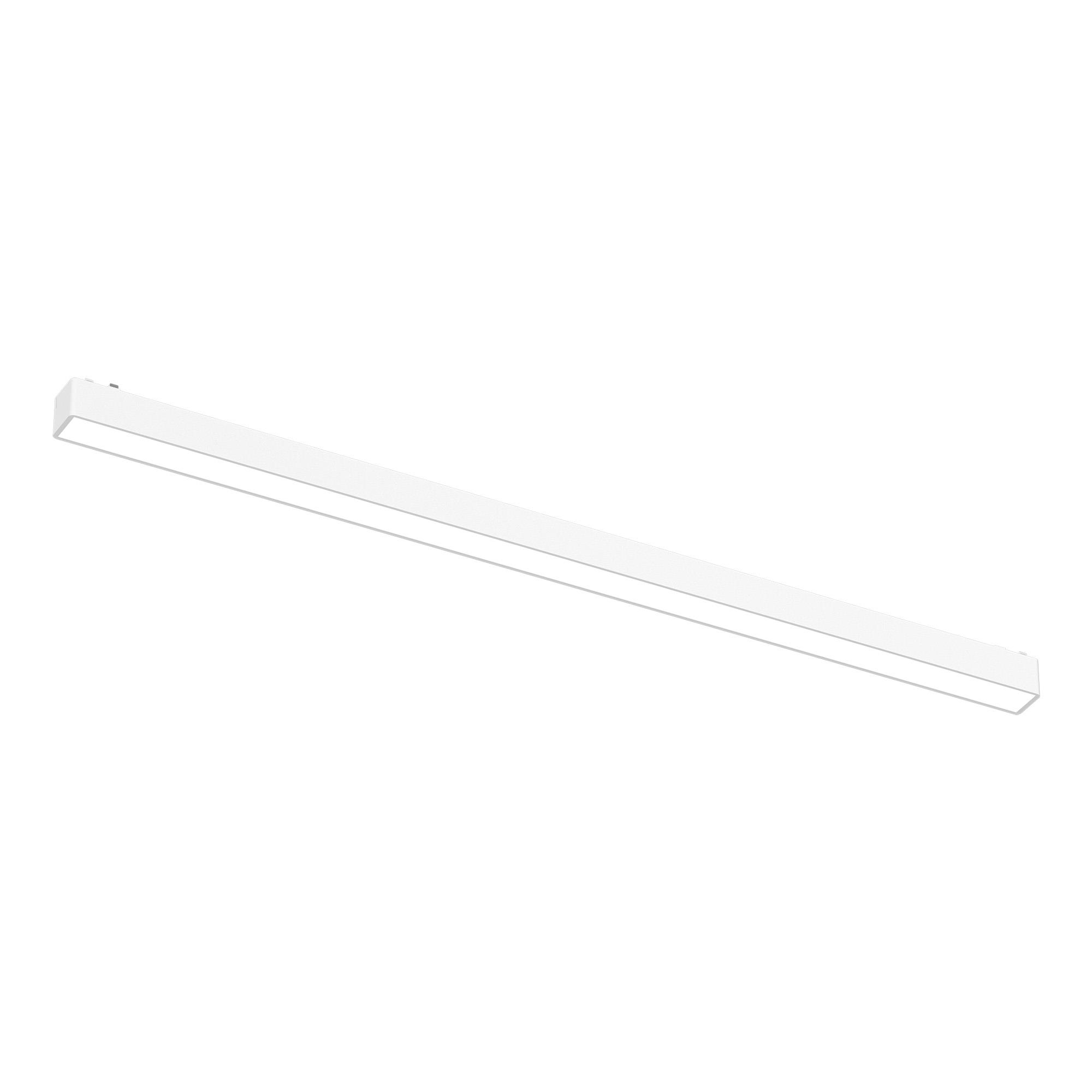Магнитный трековый светильник Белый LED 1*20W 3000K 940Lm Ra>90 IP20 L615xW26xH26 48V